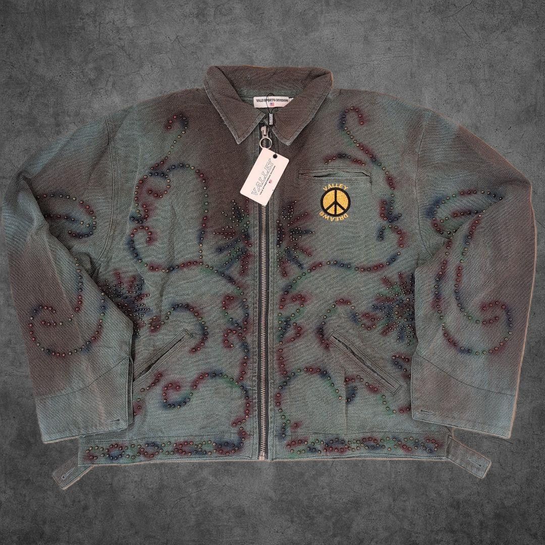 Vale VALE FOREVER “PARANOIA” Studded Work Jacket XL Rare Size US XL / EU 56 / 4 - 1 Thumbnail