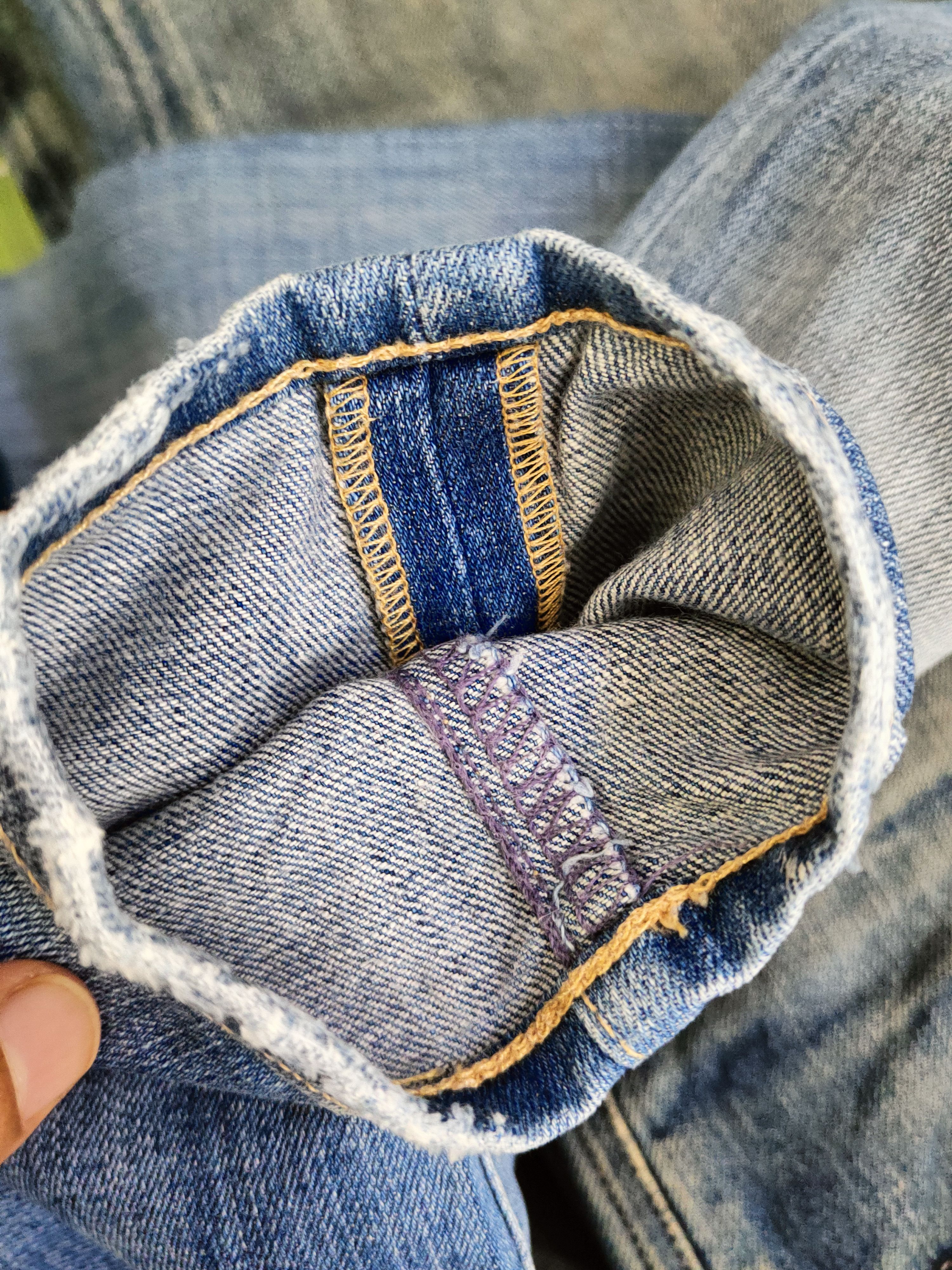 Polo Ralph Lauren Polo Ralph Lauren skinny Blue Ripped denim Jeans #46-901 Size US 31 - 13 Thumbnail