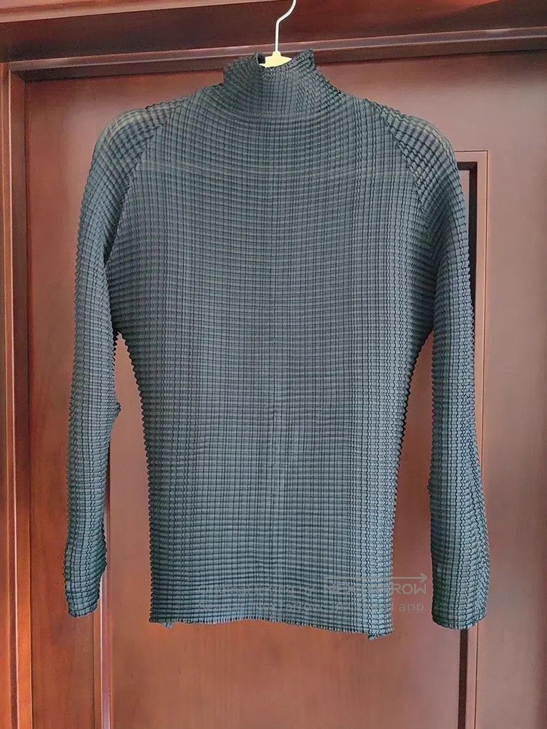 Issey Miyake Issey Miyake Waffle Knit Long Sleeve Top Size M / US 6-8 / IT 42-44 - 2 Thumbnail