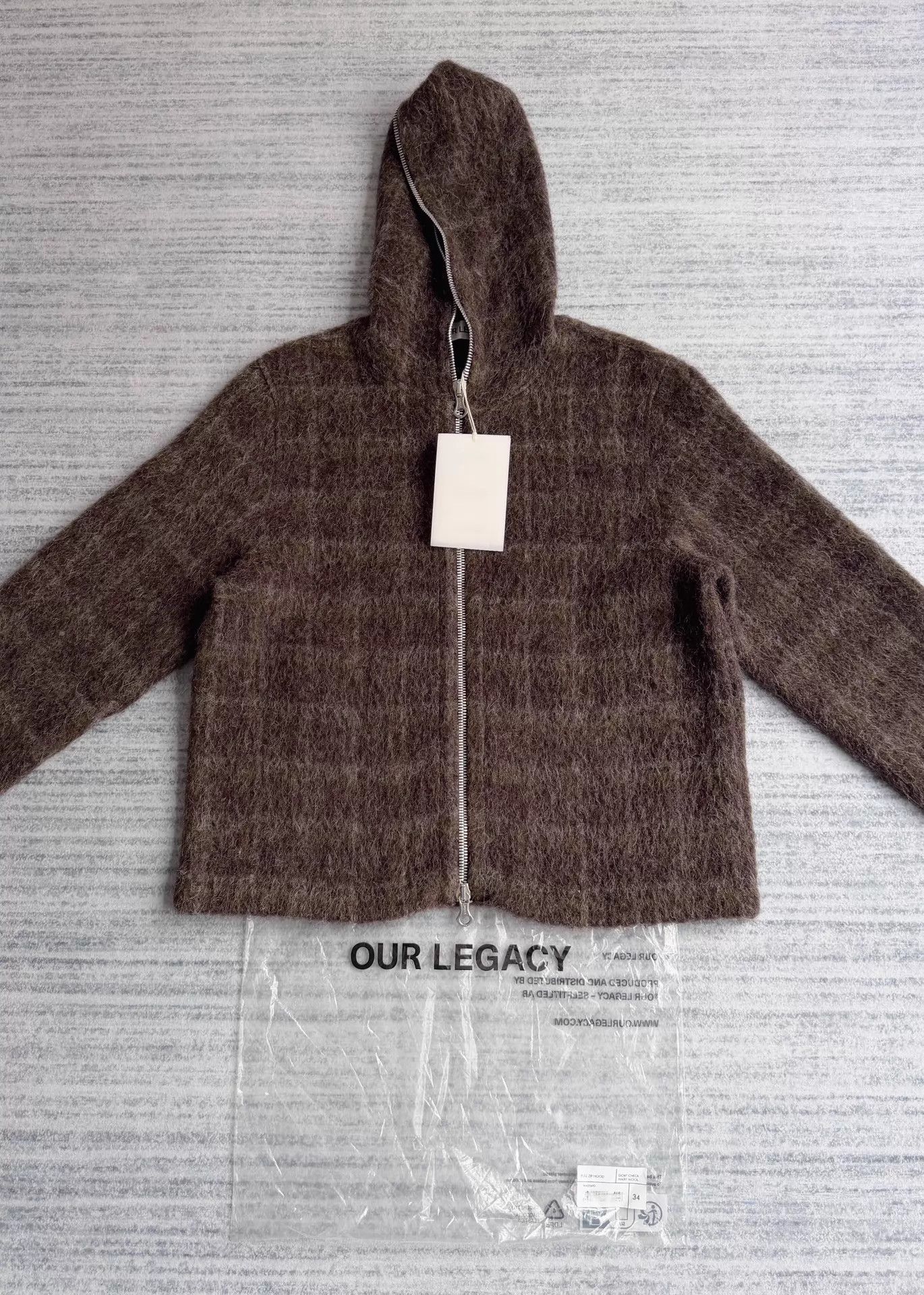 Our Legacy Our Legacy Double-Faced Chocolate Check Jacket 34W Size XXS / US 00 / IT 34 - 1 Thumbnail