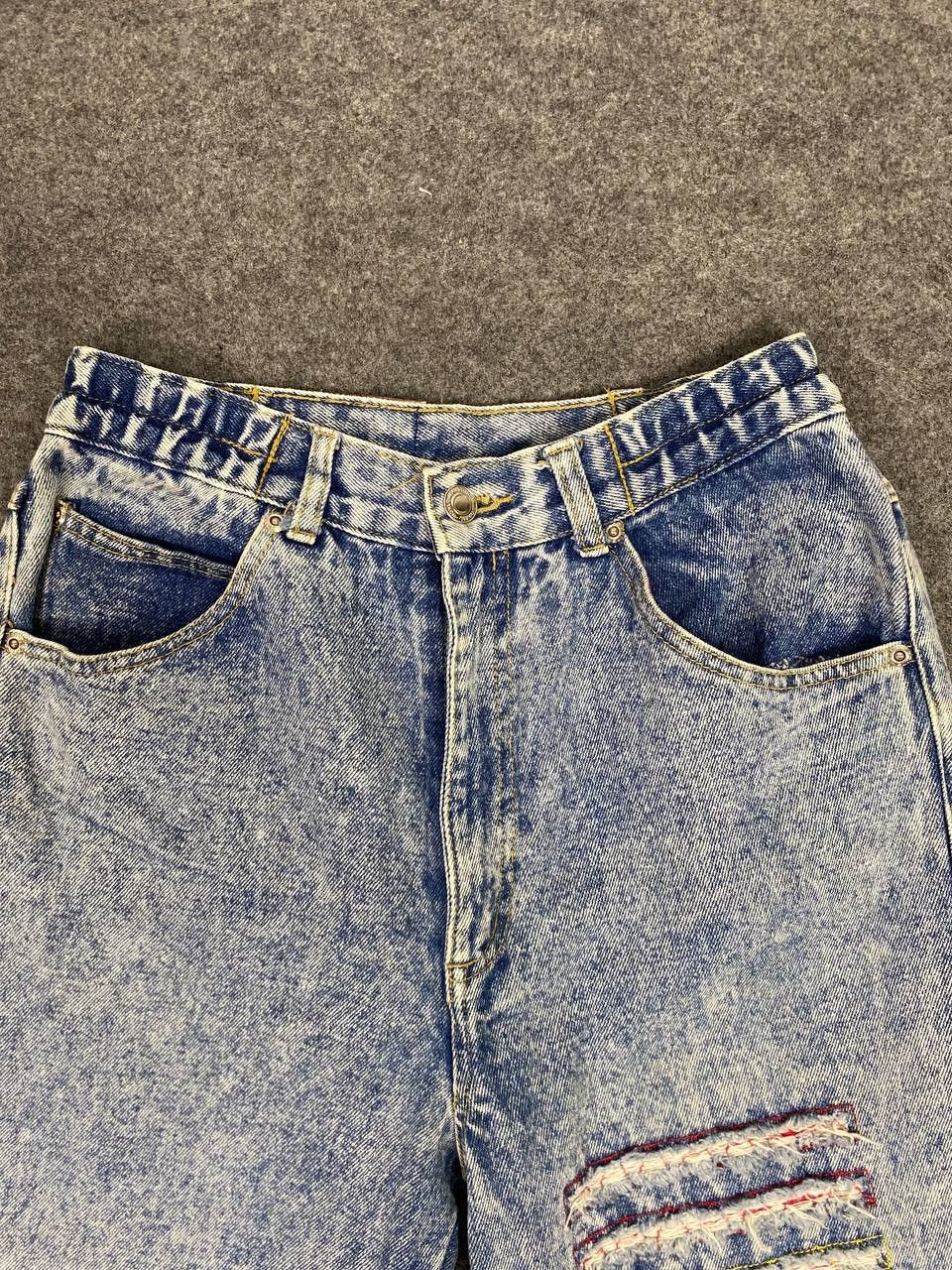 Japanese Brand vintage japanese brands shashiko denim distressed highwaist Size US 28 / EU 44 - 8 Thumbnail