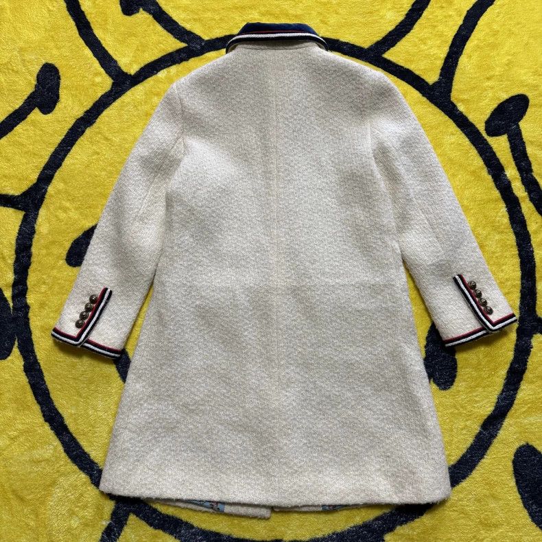 Gucci GucciBeige lion head button multi-pocket small lapel wool c Size XS / US 0-2 / IT 36-38 - 2 Thumbnail