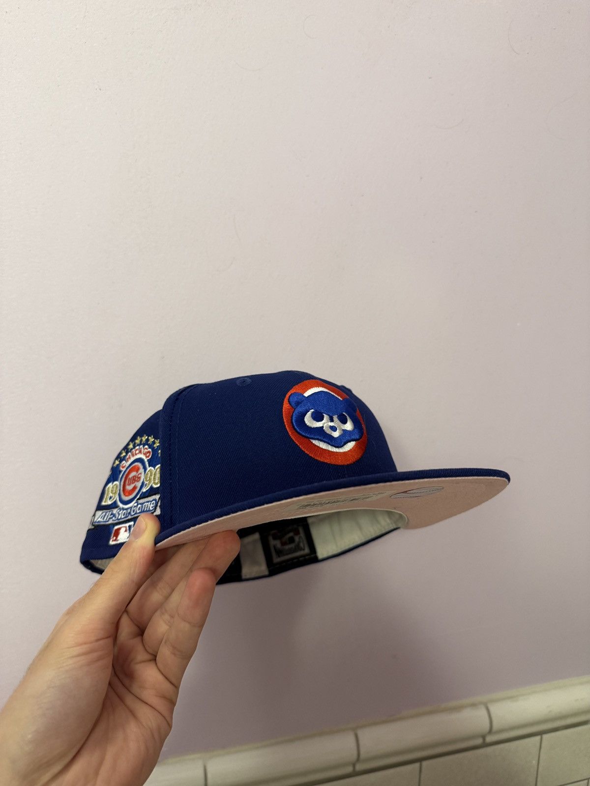 Hat Club Hat Clubs Cubs Fitted 7 1/4 1990 ASG Size ONE SIZE - 1 Thumbnail