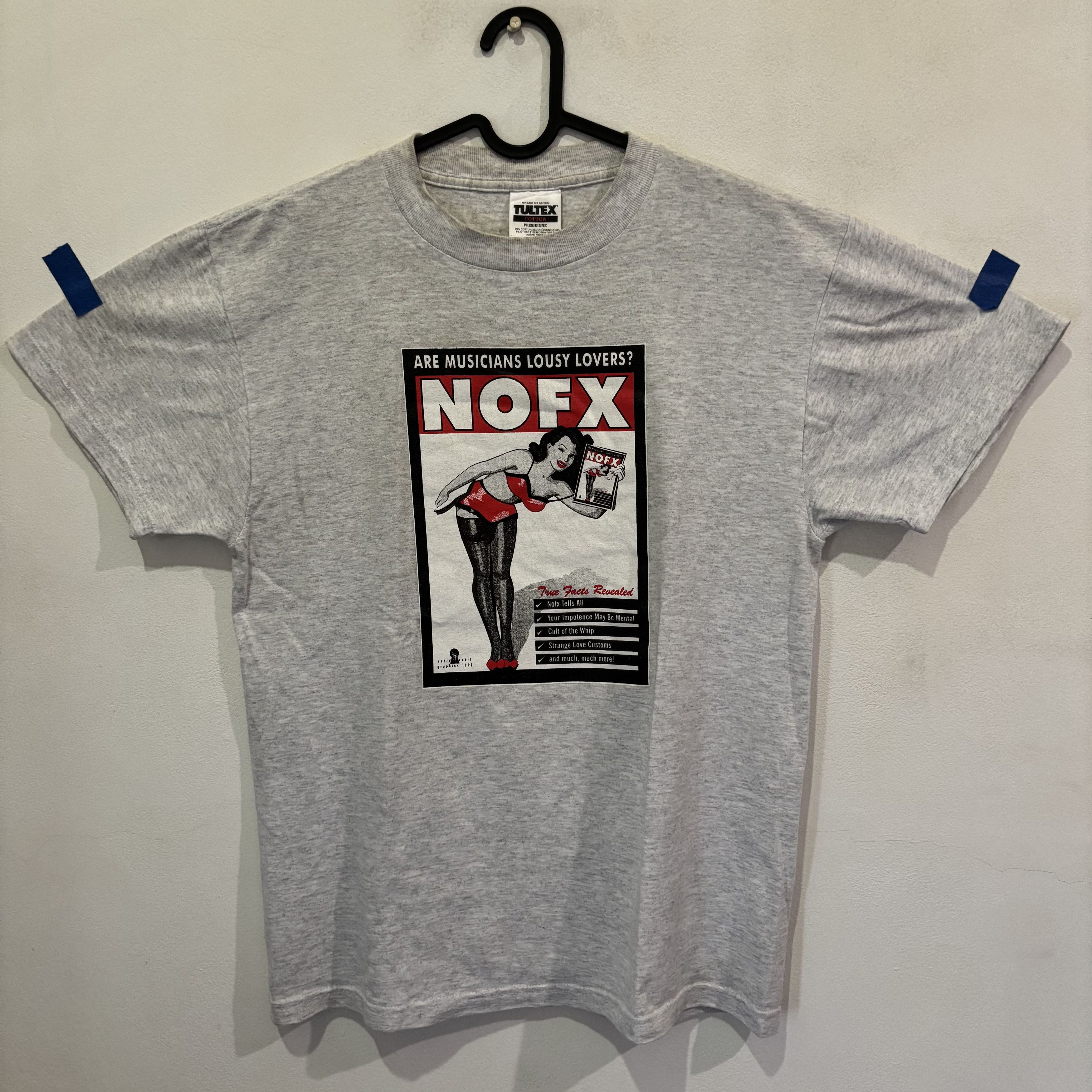 Band Tees Vintage 90's NOFX Saved My Sex Life 1997 Size US M / EU 48-50 / 2 - 3 Thumbnail