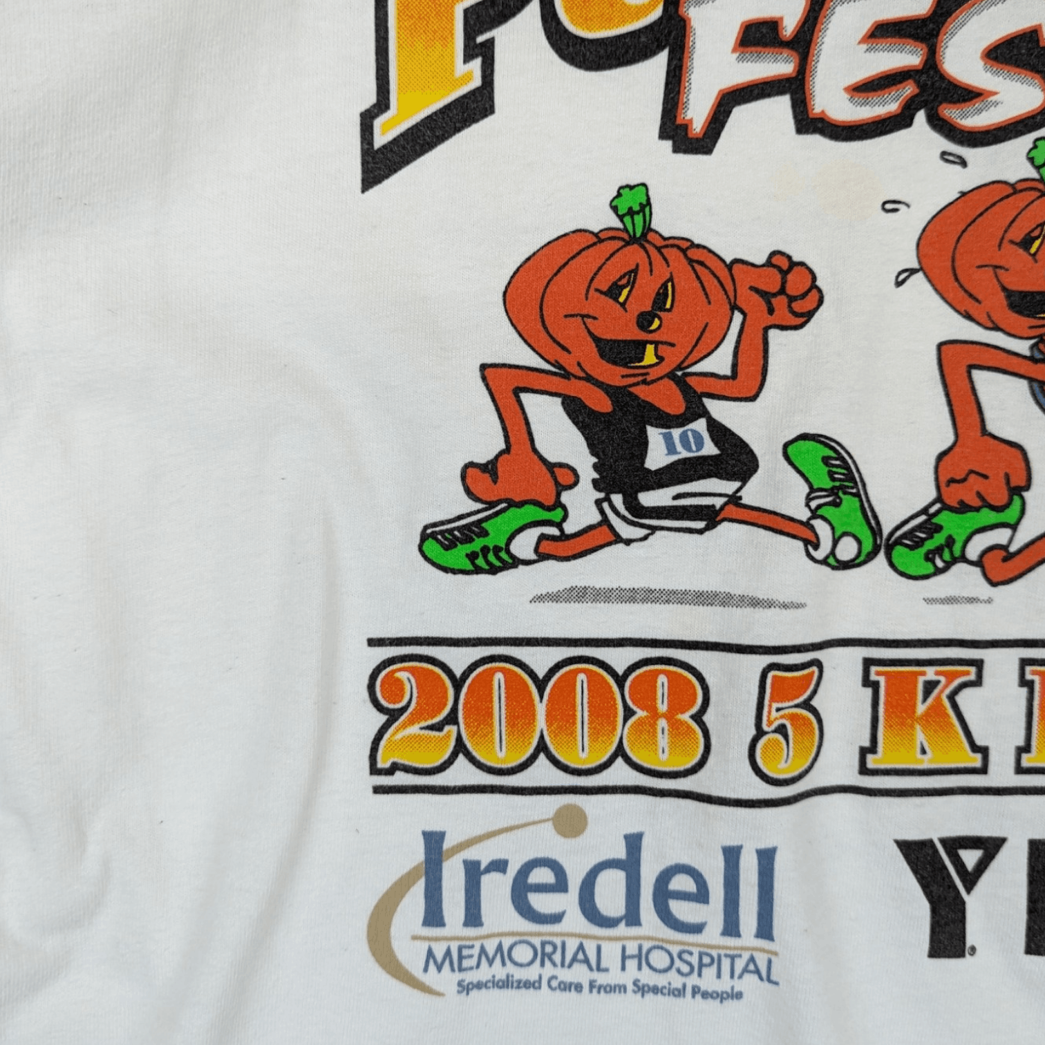 Gildan 2008 PUMPKIN FEST Run Marathon Long Sleeve T-Shirt Size US M / EU 48-50 / 2 - 6 Thumbnail