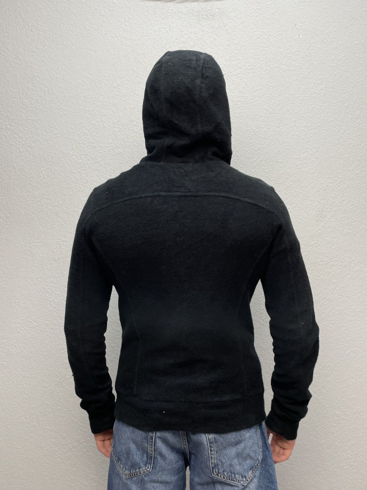 Japanese Brand Vintage Midas Rick Owens Vibe y2k Style Black Zip Hoodie Size US M / EU 48-50 / 2 - 8 Thumbnail