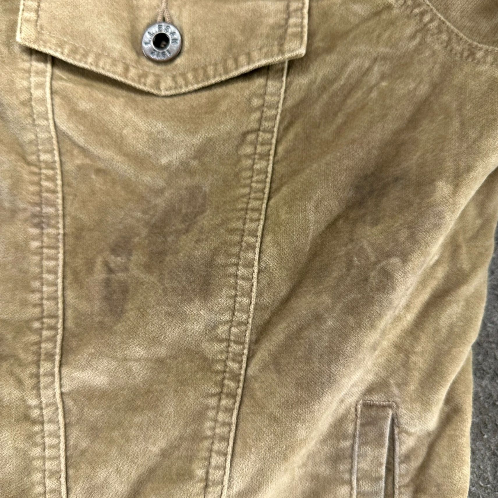 Vintage VINTAGE L.L. Bean Jacket Womens M Brown Tan Corduroy Lined Velour Velvet Cotton Western Casual 90s Mens? Girls? Size M / US 6-8 / IT 42-44 - 7 Thumbnail