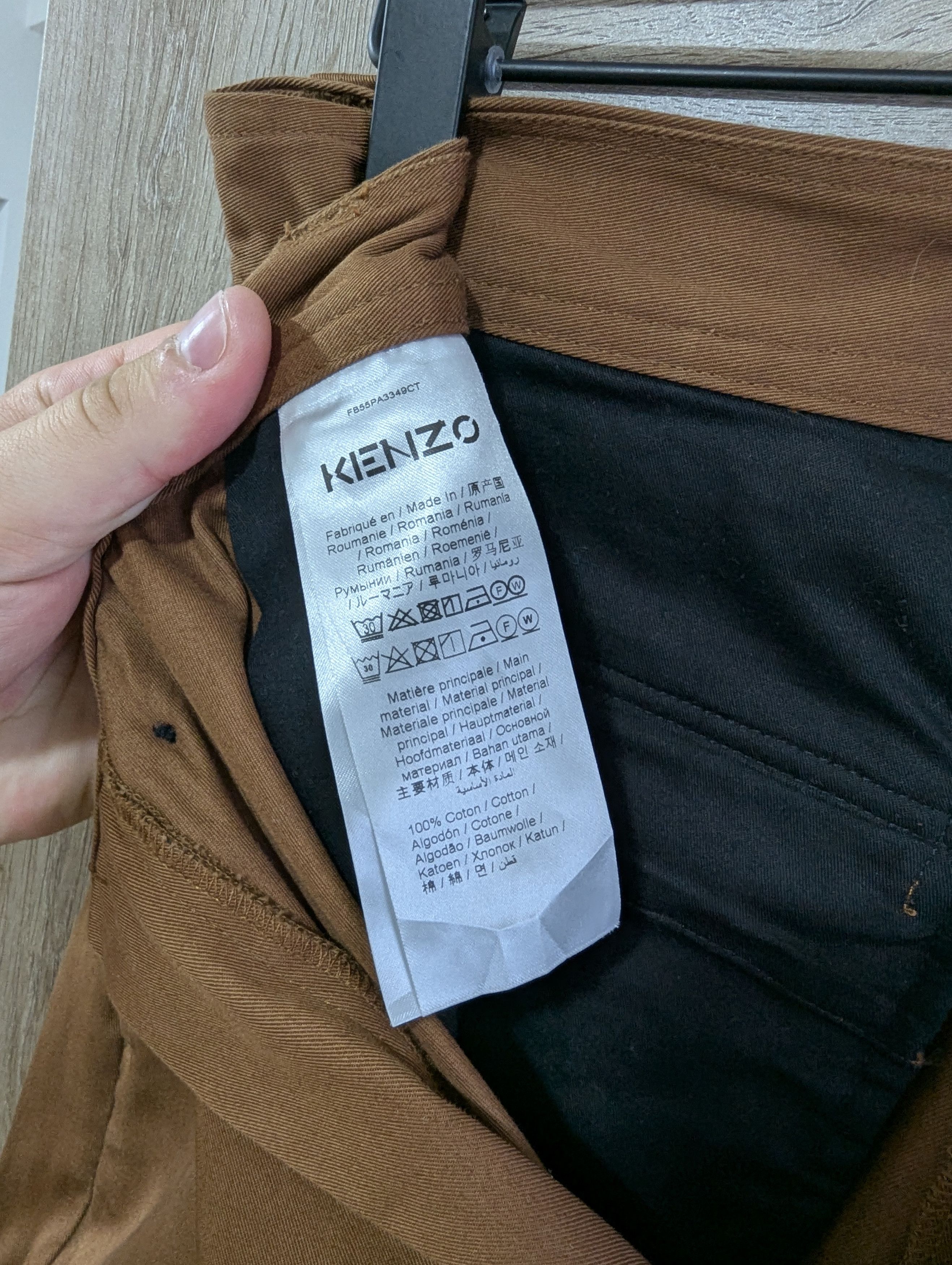 Kenzo Kenzo Asymmetrical Cargo Pants Size 31 Size US 31 - 8 Thumbnail