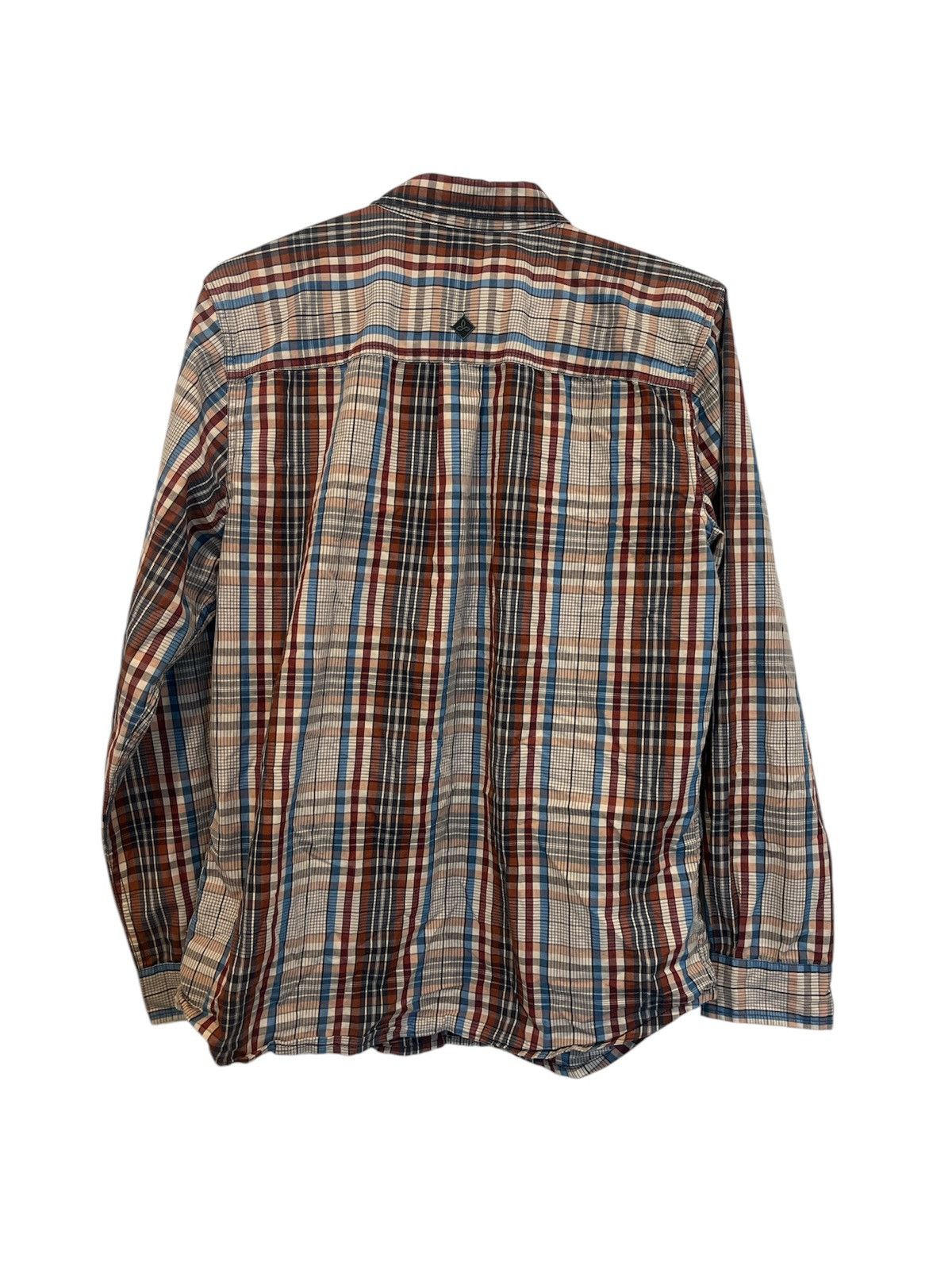 Prana Prana Men's Size Large Red Blue Plaid Long Sleeve Plaid Size US L / EU 52-54 / 3 - 4 Thumbnail