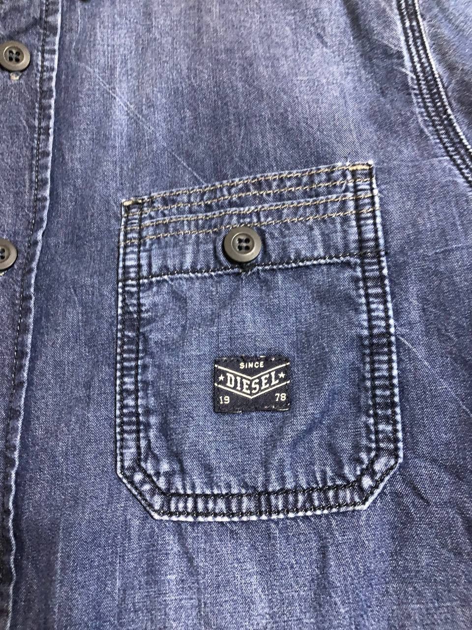 Diesel Diesel Denim Slim Casual Button-Down Shirt Size US L / EU 52-54 / 3 - 4 Thumbnail