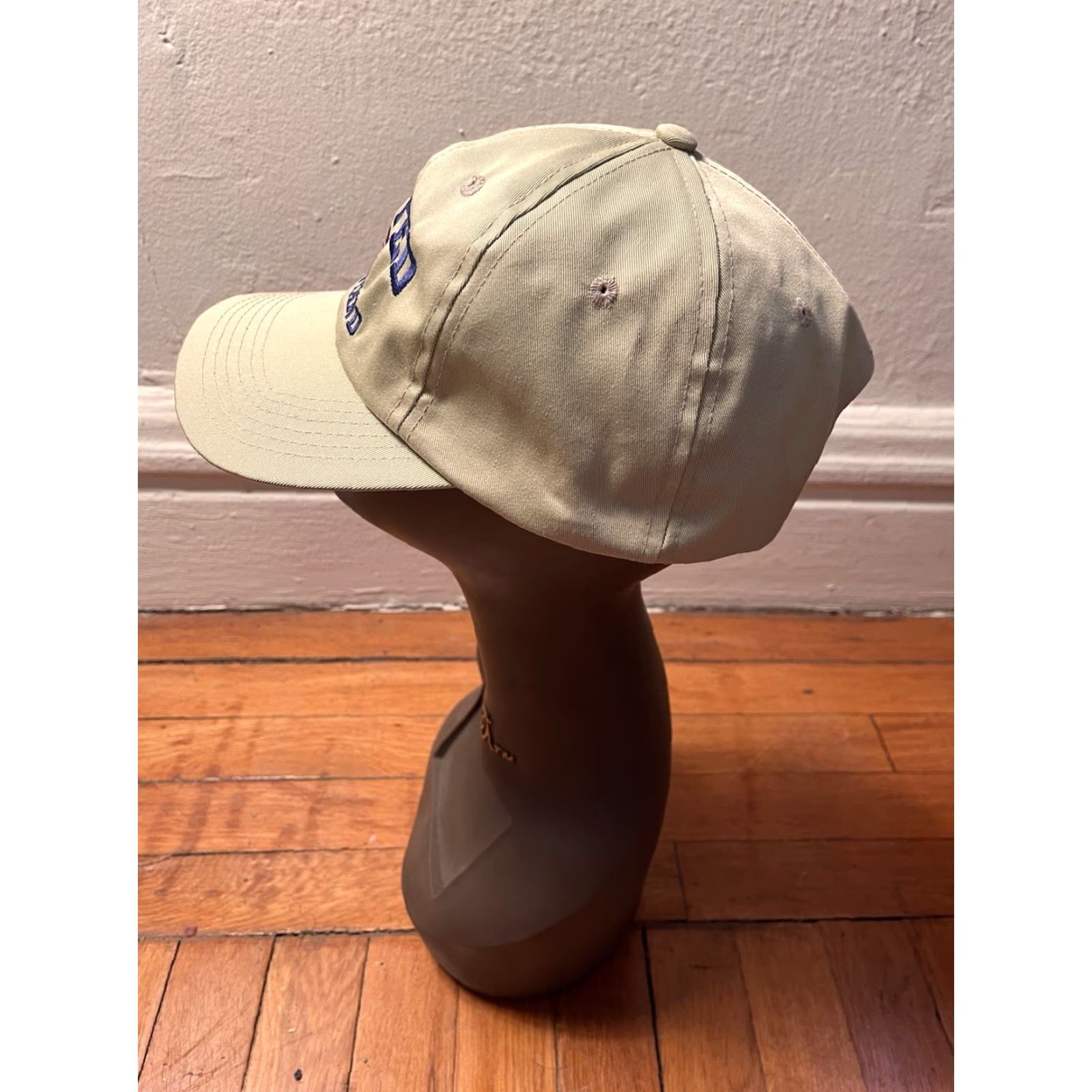 Vintage VINTAGE The Game United We Stand American Flag Snapback Hat Beige Men's One Size Beige United We Stand American Flag Snapback Hat The Game Men Size ONE SIZE - 3 Thumbnail