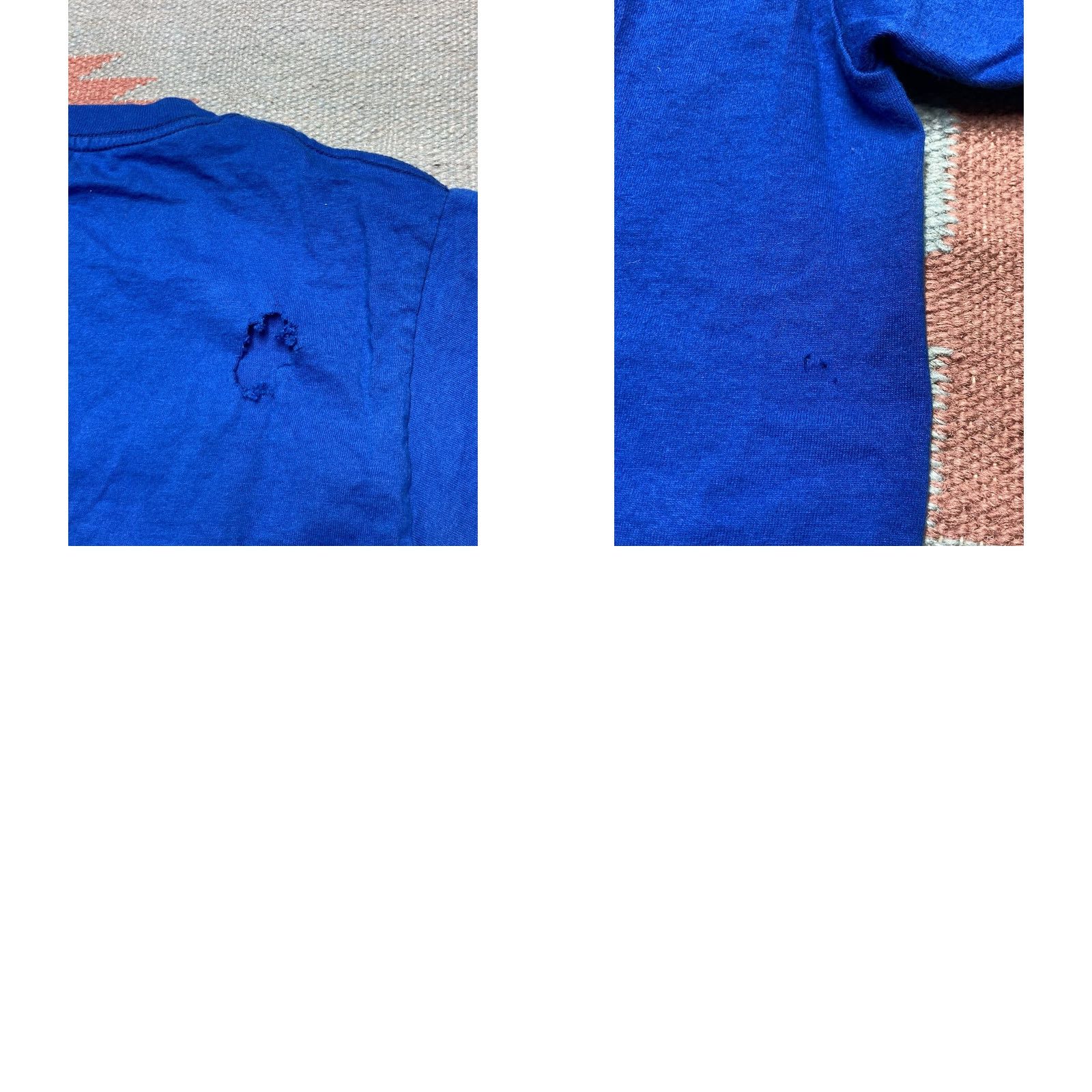 Vintage VINTAGE Mexico T-Shirt Acapulco Beach Dolphins Embroidered Y2K Small Mens Tshirt Blue Shirt Size US S / EU 44-46 / 1 - 8 Thumbnail