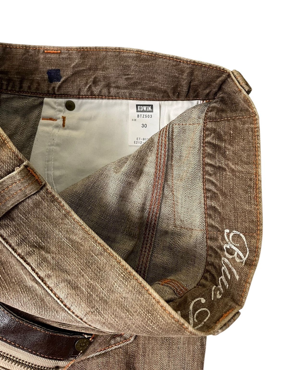 Edwin Edwin Stone Wash Denim Jeans Size US 32 / EU 48 - 13 Thumbnail