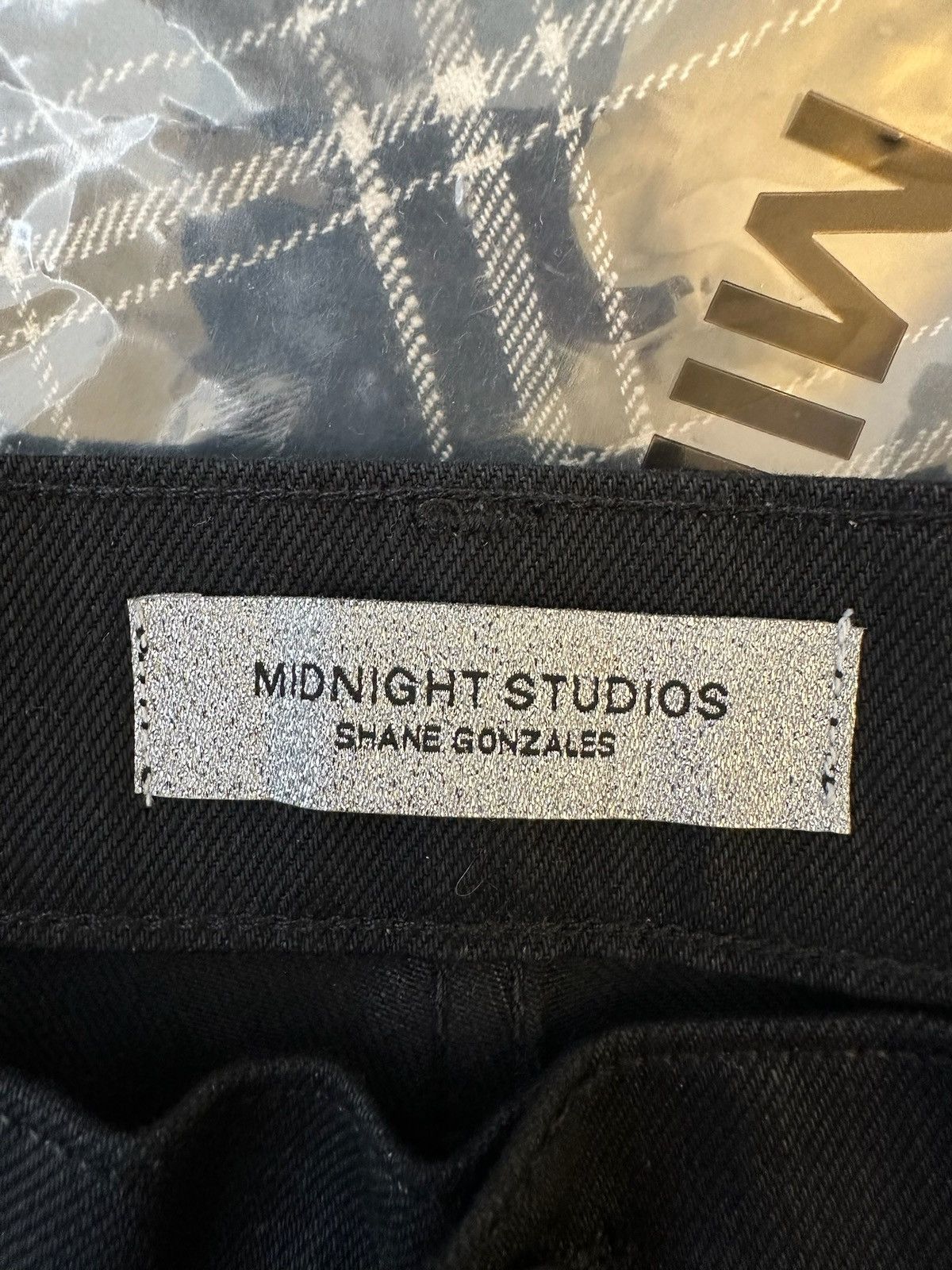 Midnight Studios MIDNIGHT STUDIOS HOLLYWOOD 5-POCKET JEANS DENIM BLACK 34 Size US 34 / EU 50 - 6 Thumbnail