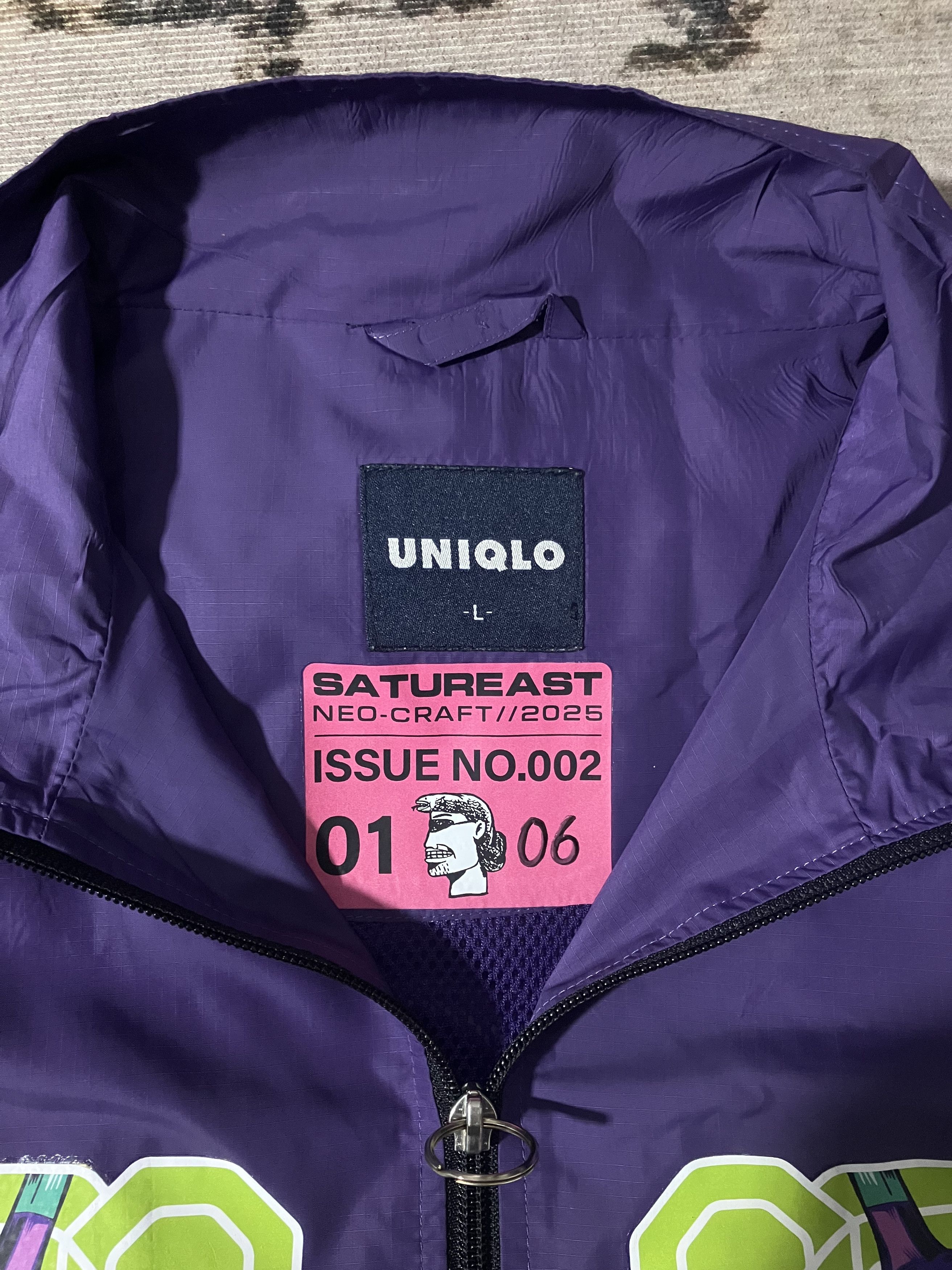 Anime Rework Jersey Anime Evangelion in Uniqlo Jacket Size US XXL / EU 58 / 5 - 4 Thumbnail
