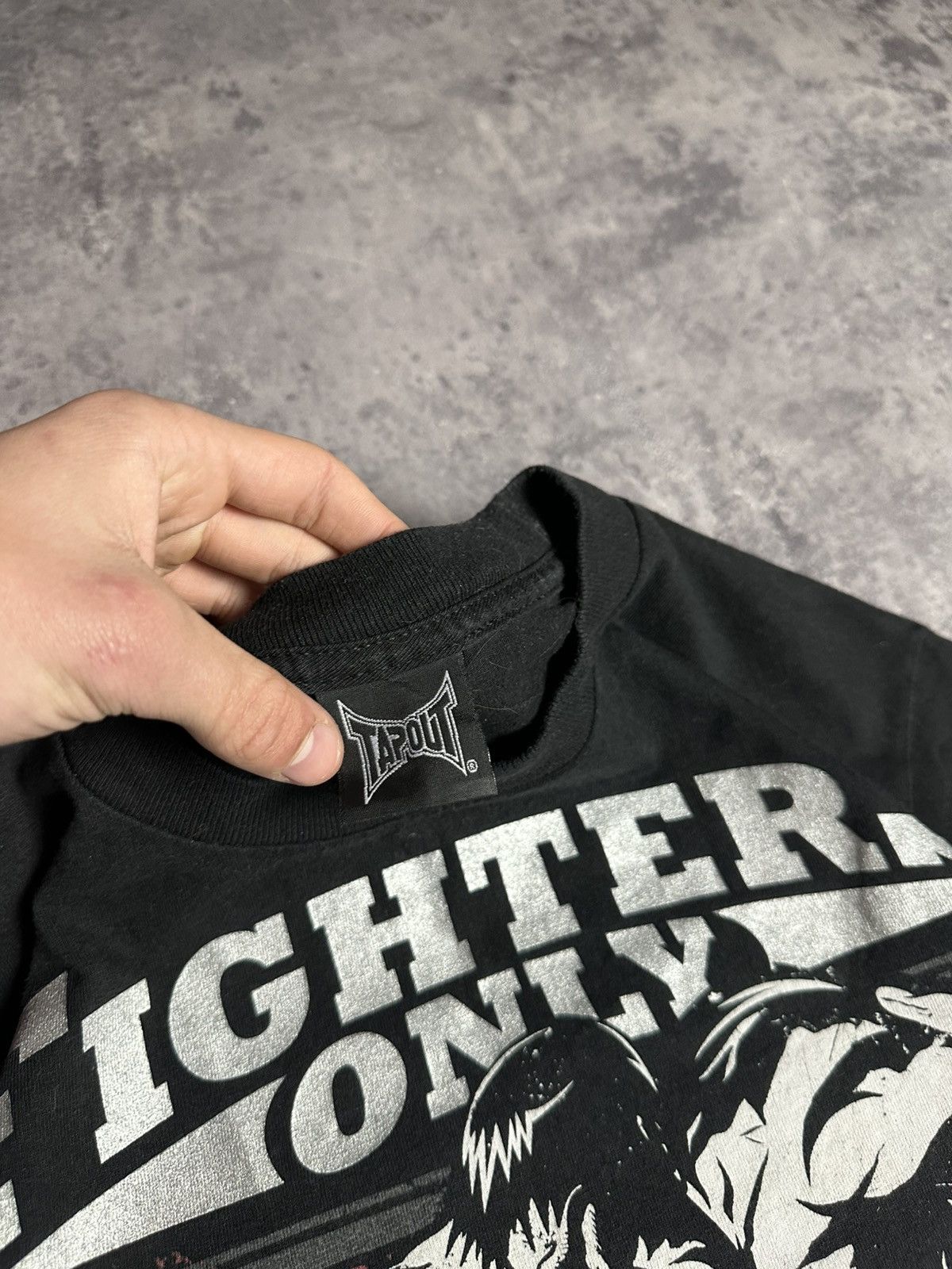 Tapout Vintage Y2K Tapout 'Fighters Only' Affliction Skate T-Shirt Size US S / EU 44-46 / 1 - 7 Thumbnail