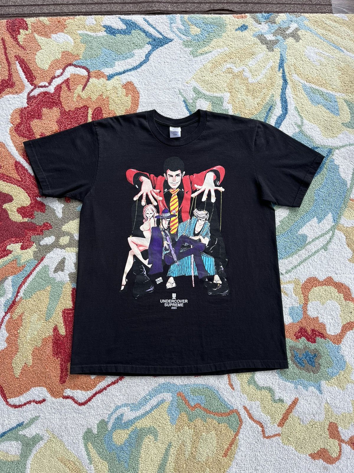 Supreme × Undercover Supreme UNDERCOVER Lupin Tee SS23 Black | Grailed