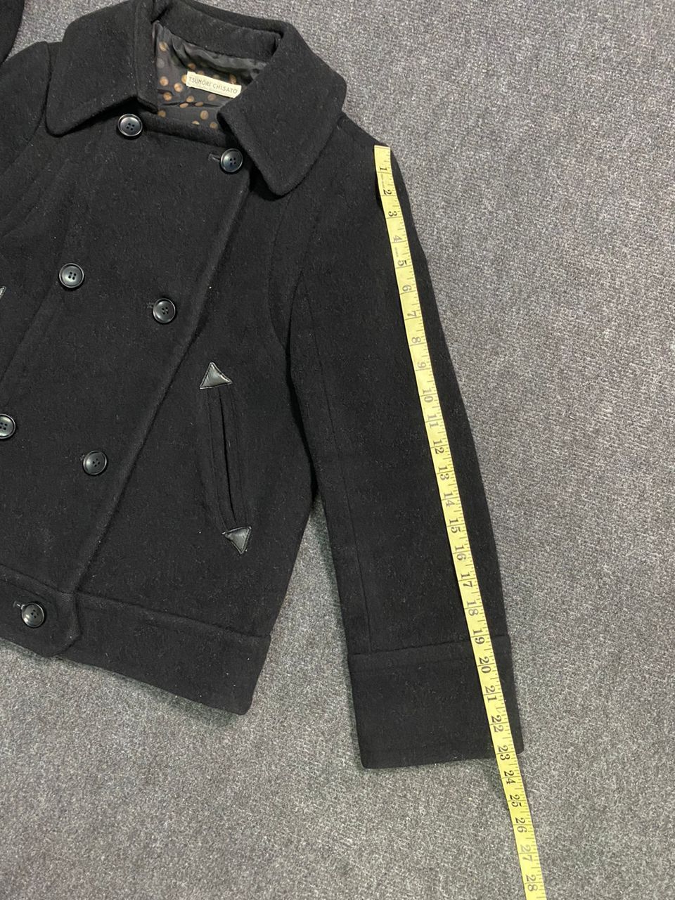 Issey Miyake × Japanese Brand × Tsumori Chisato Tsumori Chisato Wool Peacoat Jacket Size XS / US 0-2 / IT 36-38 - 11 Thumbnail