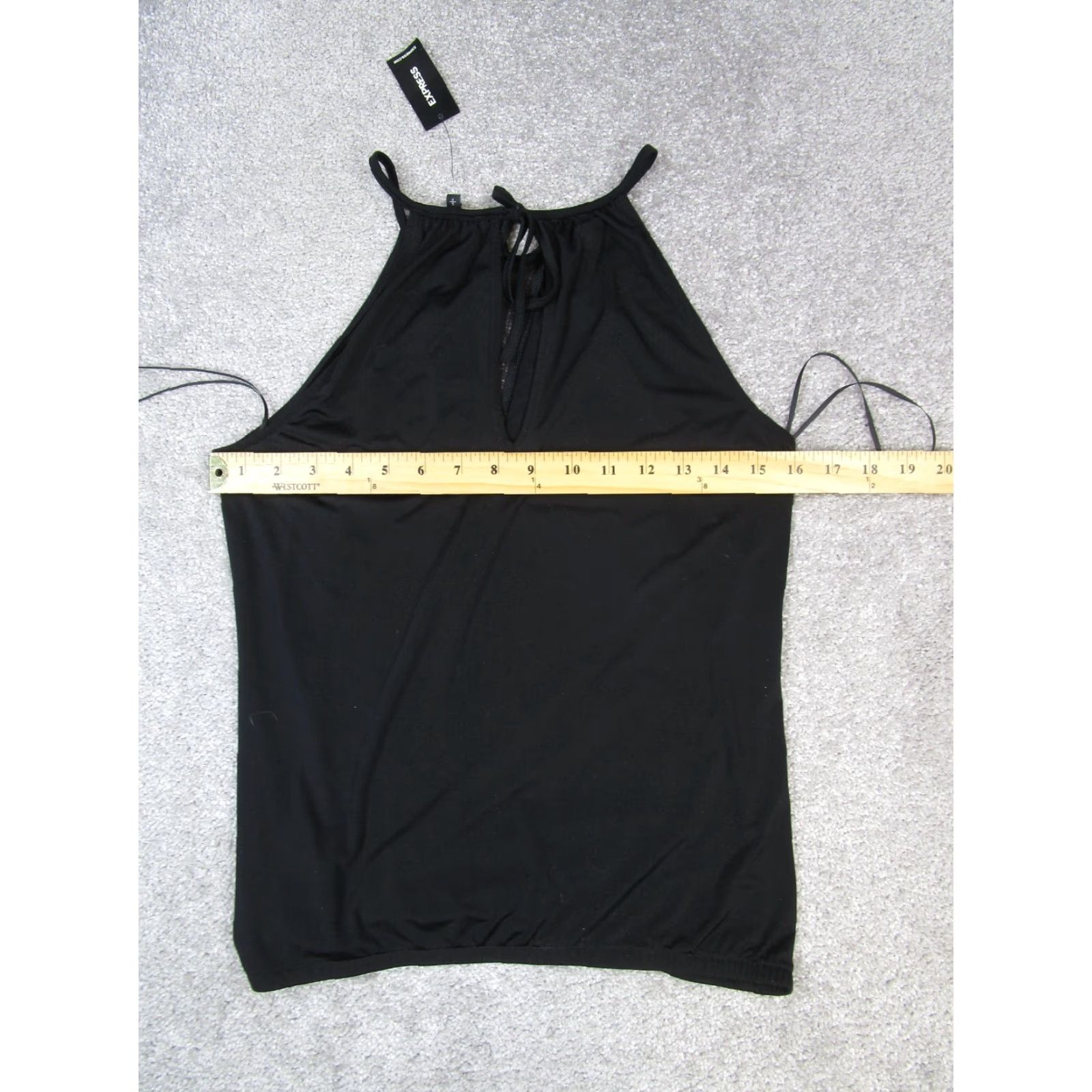 Express Express Womens Small Black Shirt Bedazzled Top * New Size S / US 4 / IT 40 - 7 Thumbnail