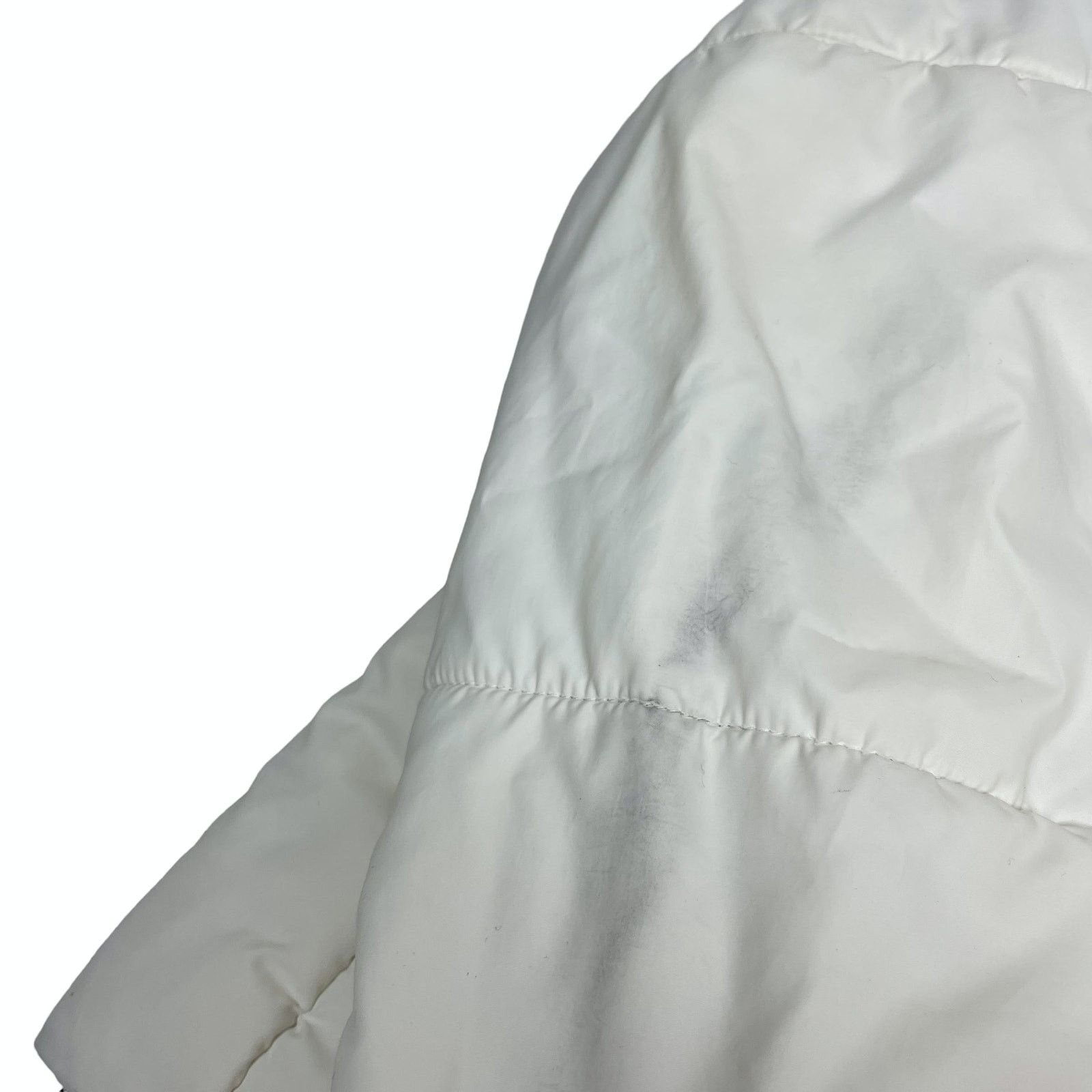 Nike Nike Women's White Polyester Full Zip Puffer Jacket Large Size L / US 10 / IT 46 - 6 Thumbnail