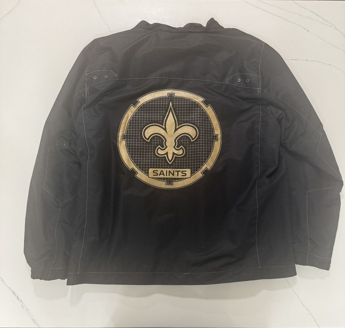 Pro Line New Orleans Saints NFL Pro Line Jacket 🖤⚜️ Size US XL / EU 56 / 4 - 1 Thumbnail