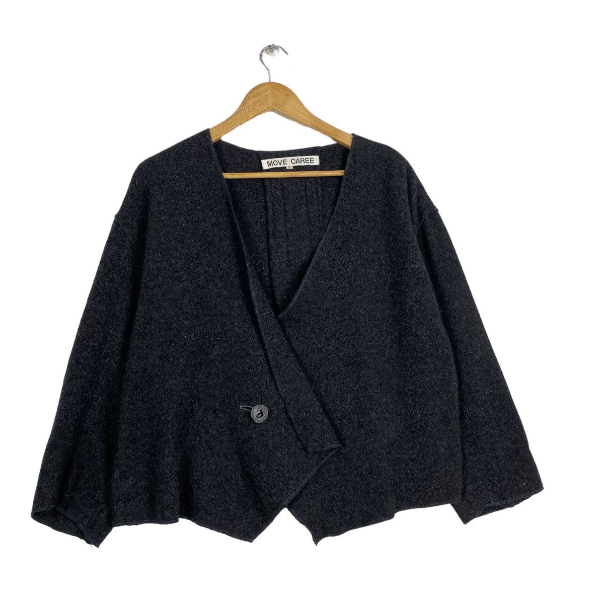 Japanese Brand × Vintage Move Caree woo cardigan jacket Size L / US 10 / IT 46 - 3 Thumbnail