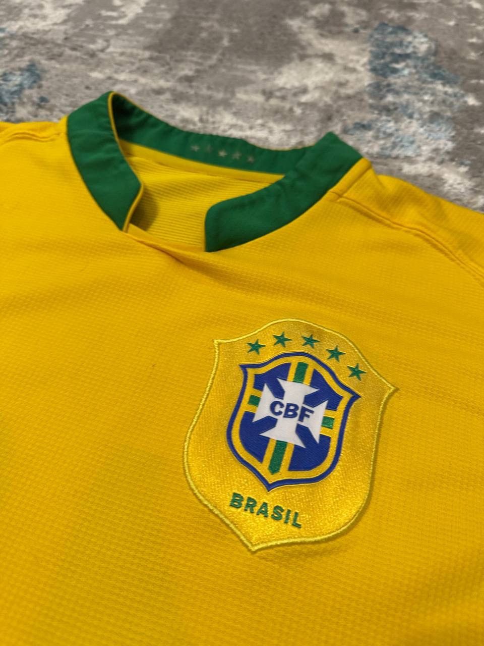 Vintage Vintage Brazil #10 National Team Jersey | CBF Nike Size US L / EU 52-54 / 3 - 8 Thumbnail