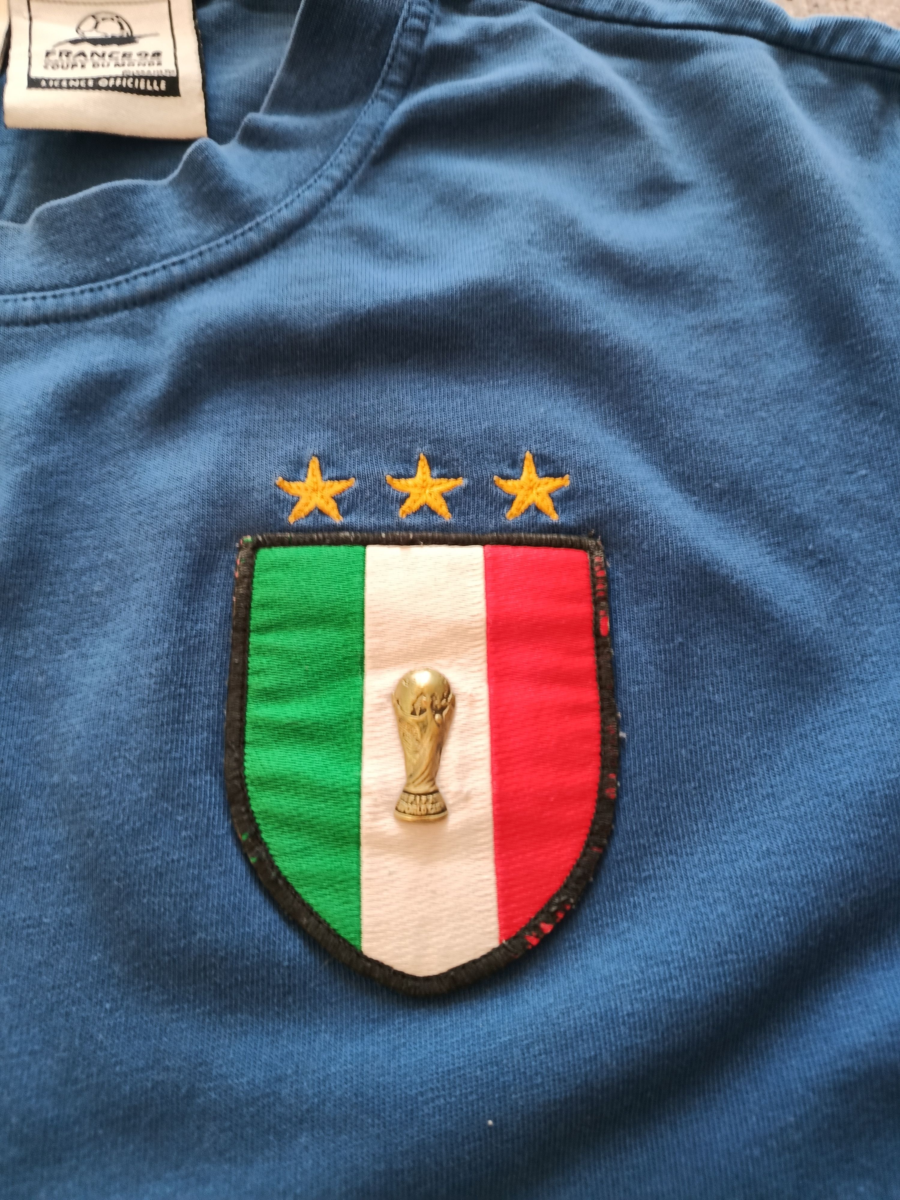 Adidas × Vintage VINTAGE 90s Adidas Football World Cup France 98 Italy Shirt Size US M / EU 48-50 / 2 - 2 Thumbnail