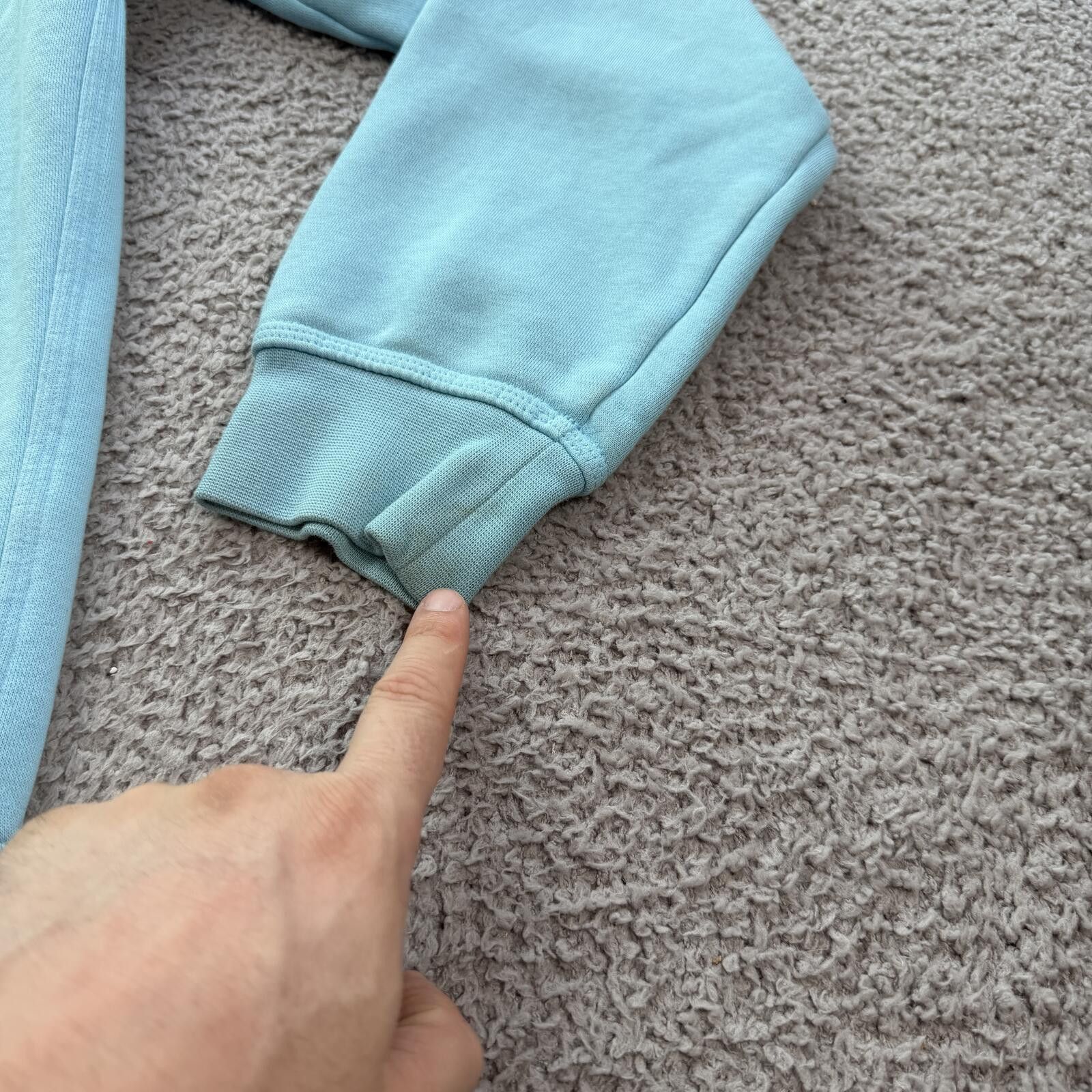 Nike Nike Mini Swoosh Hoodie Light Blue Pullover Sweatshirt L Size US L / EU 52-54 / 3 - 5 Thumbnail