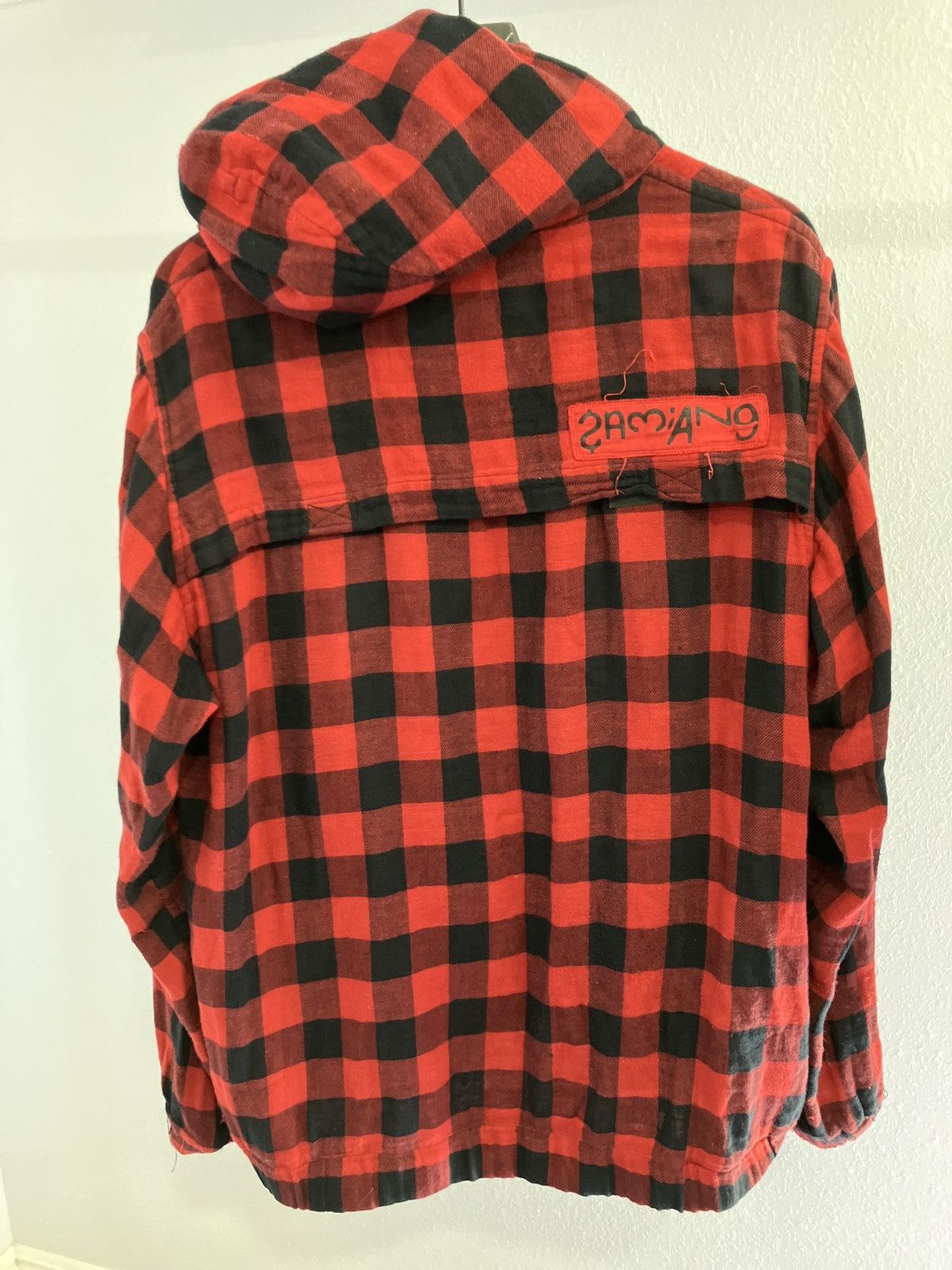 Undercover SS2006 Zamiang patch flannel hooded anorak Size US L / EU 52-54 / 3 - 3 Thumbnail