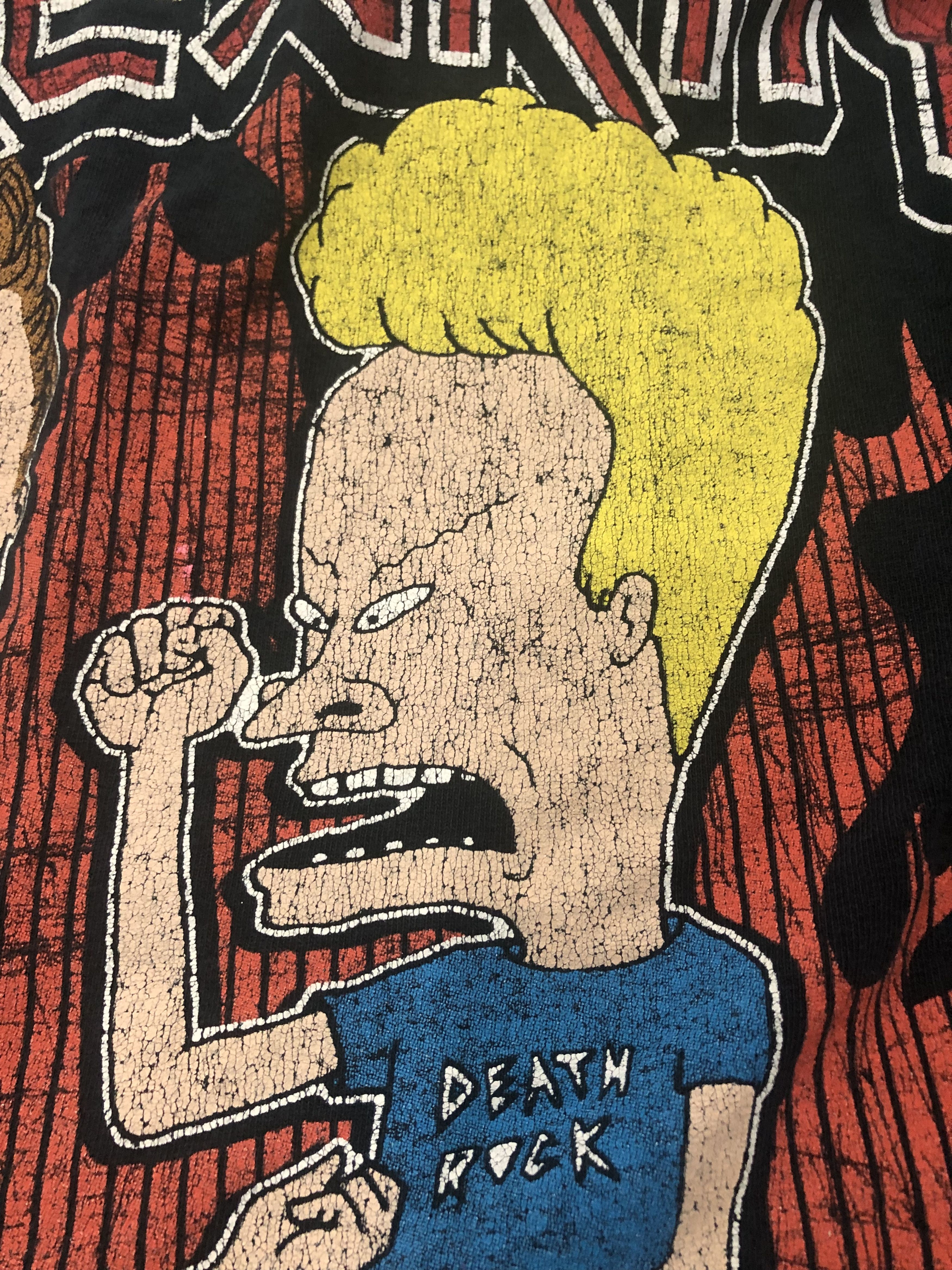 Cartoon Network × Mtv × Vintage Vintage Worn MTV Beavis And Butt-Head T-shirts Size US XL / EU 56 / 4 - 14 Thumbnail