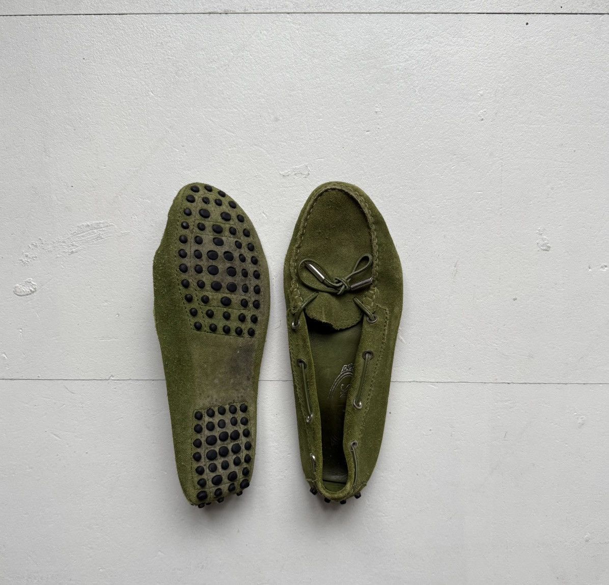 Tod's Tod’s Flats Green Size US 6 / IT 36 - 3 Thumbnail