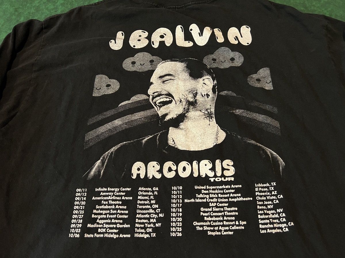 J Balvin J Balvin Arcoiris Concert Tour - Double Sided W/ Dates Tee Size US XL / EU 56 / 4 - 5 Thumbnail
