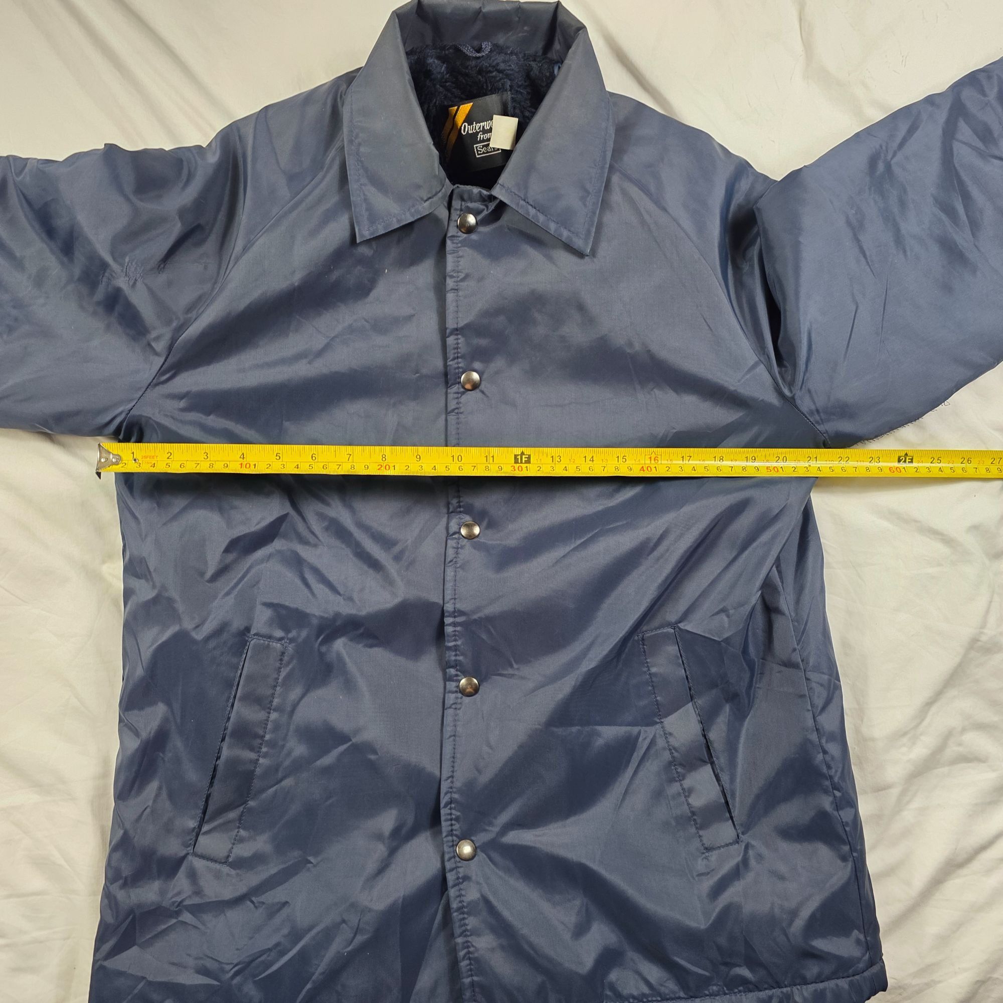 Sears Vintage Sears Outerwear Mens Size Medium Coach Jacket Blue F Size US M / EU 48-50 / 2 - 9 Thumbnail