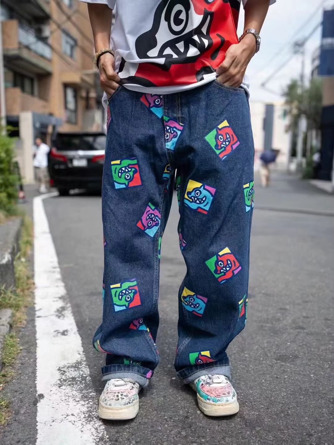 Billionaire Boys Club Billionaire Boys Club Flying Dog Jeans Size US 34 / EU 50 - 4 Thumbnail