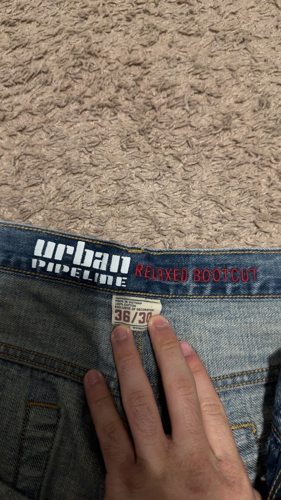 Urban Pipeline × Vintage Urban pipeline retro vintage skater blue jeans 36/30 Size US 36 / EU 52 - 2 Thumbnail