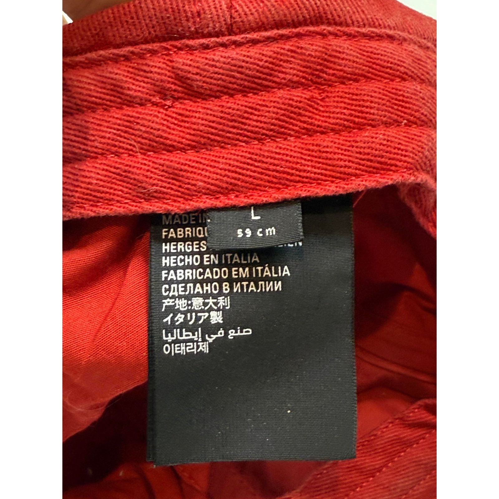 Balenciaga Balenciaga Distressed Dad Red Cap Size 34 - 3 Thumbnail