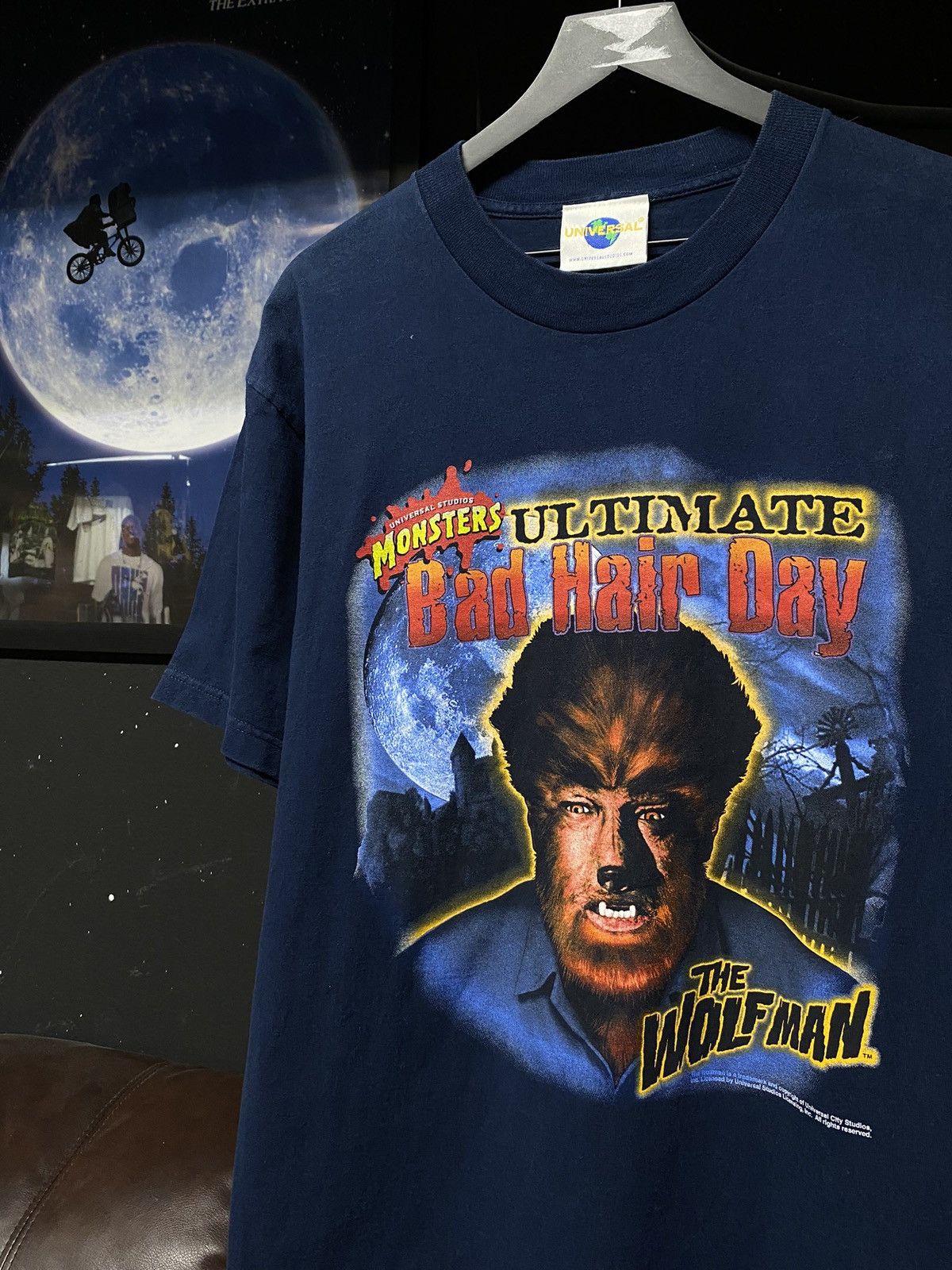 Universal Studios × Vintage 90’s Vintage Wolfman Universal Studios Tee Shirt Large Size US L / EU 52-54 / 3 - 1 Thumbnail