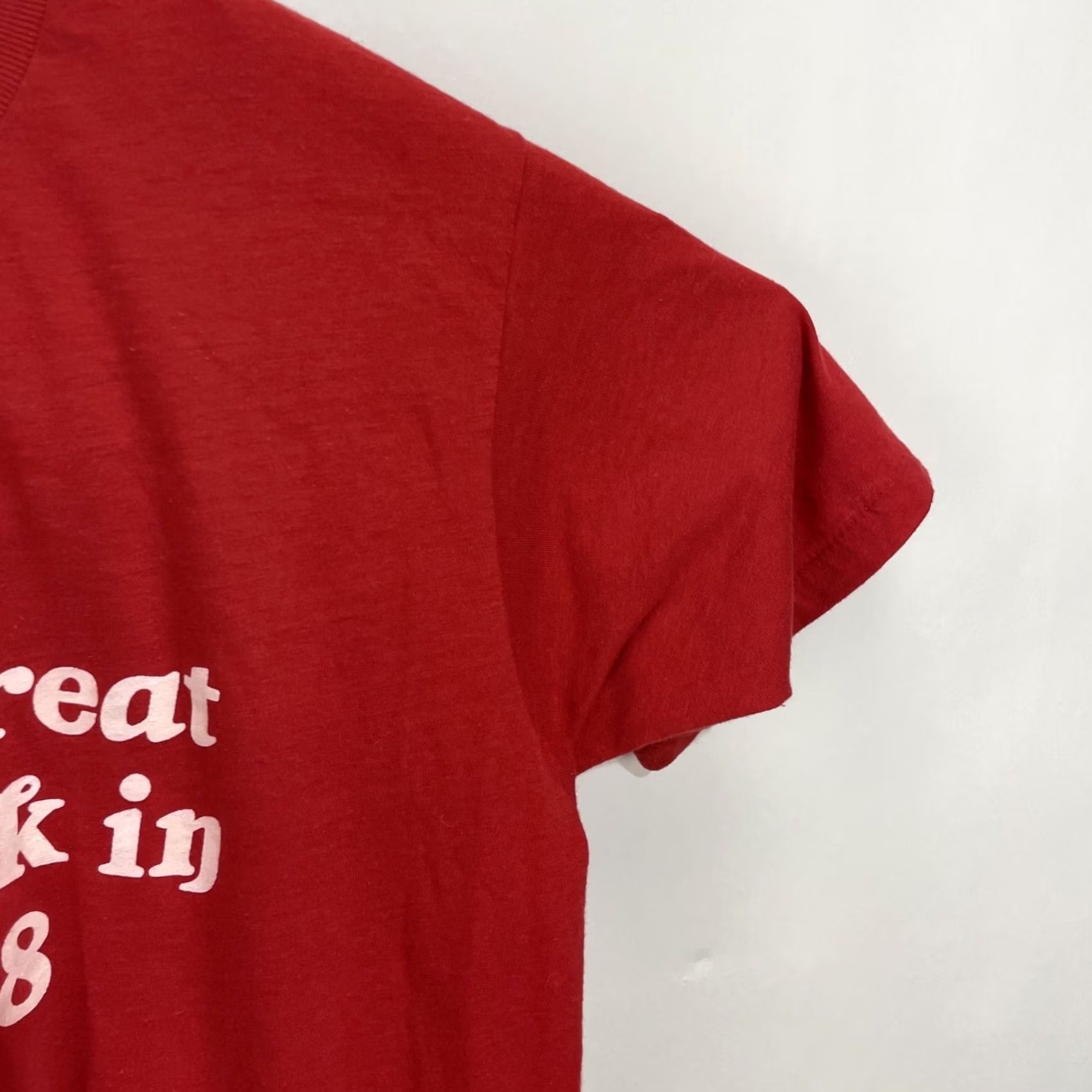Vintage VINTAGE GM General Motors T Shirt Back In Plant 8 Red Large Single Stitch USA Shirt Men 1990s 90s Cars USA Brand Screen Stars Size US L / EU 52-54 / 3 - 6 Thumbnail