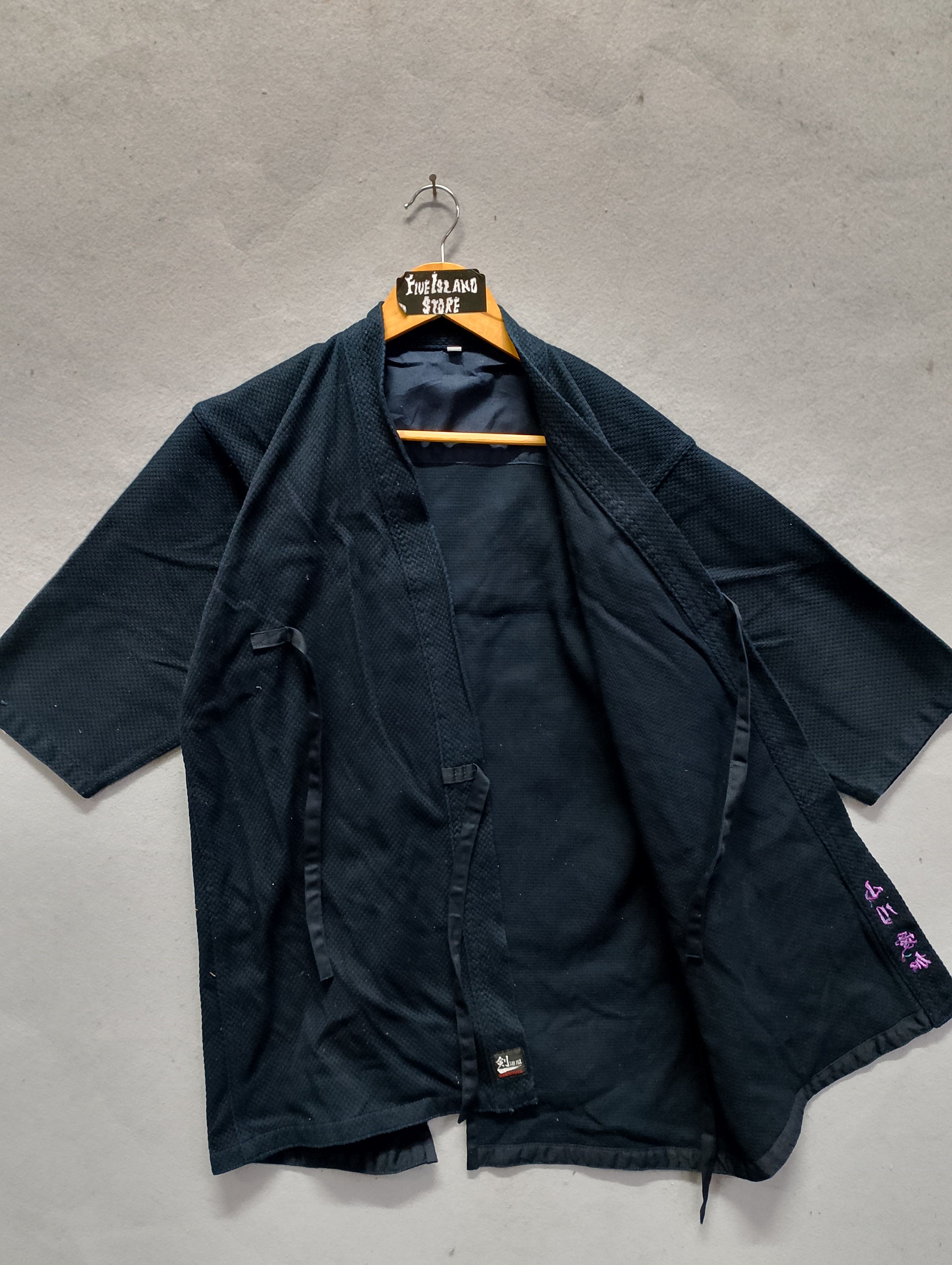 Japanese Brand Vintage Indigo Kendo Keikogi Style Jacket / Robe Size US M / EU 48-50 / 2 - 5 Thumbnail