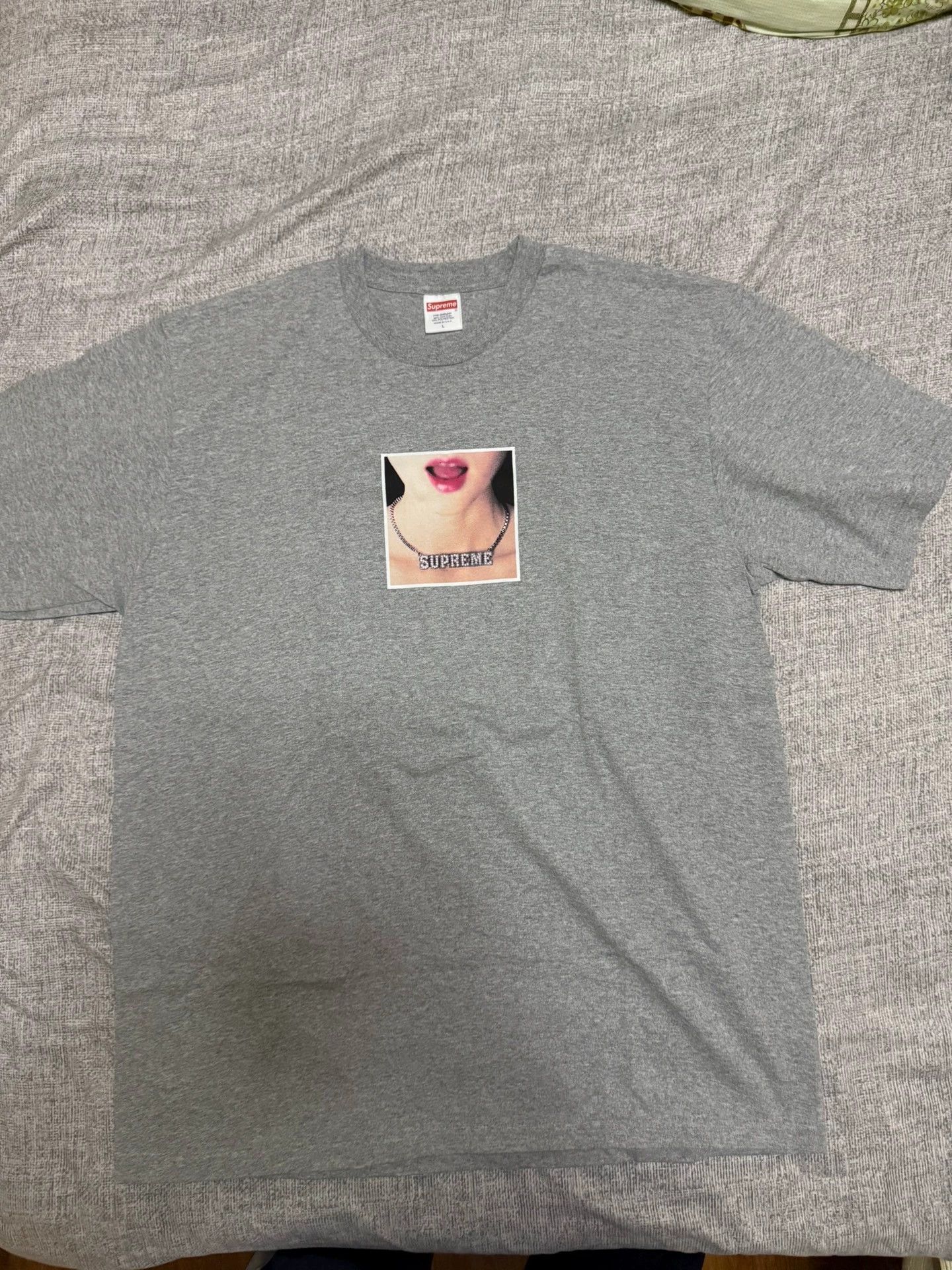 Supreme Supreme Necklace Tee Gray L New Size US L / EU 52-54 / 3 - 1 Thumbnail