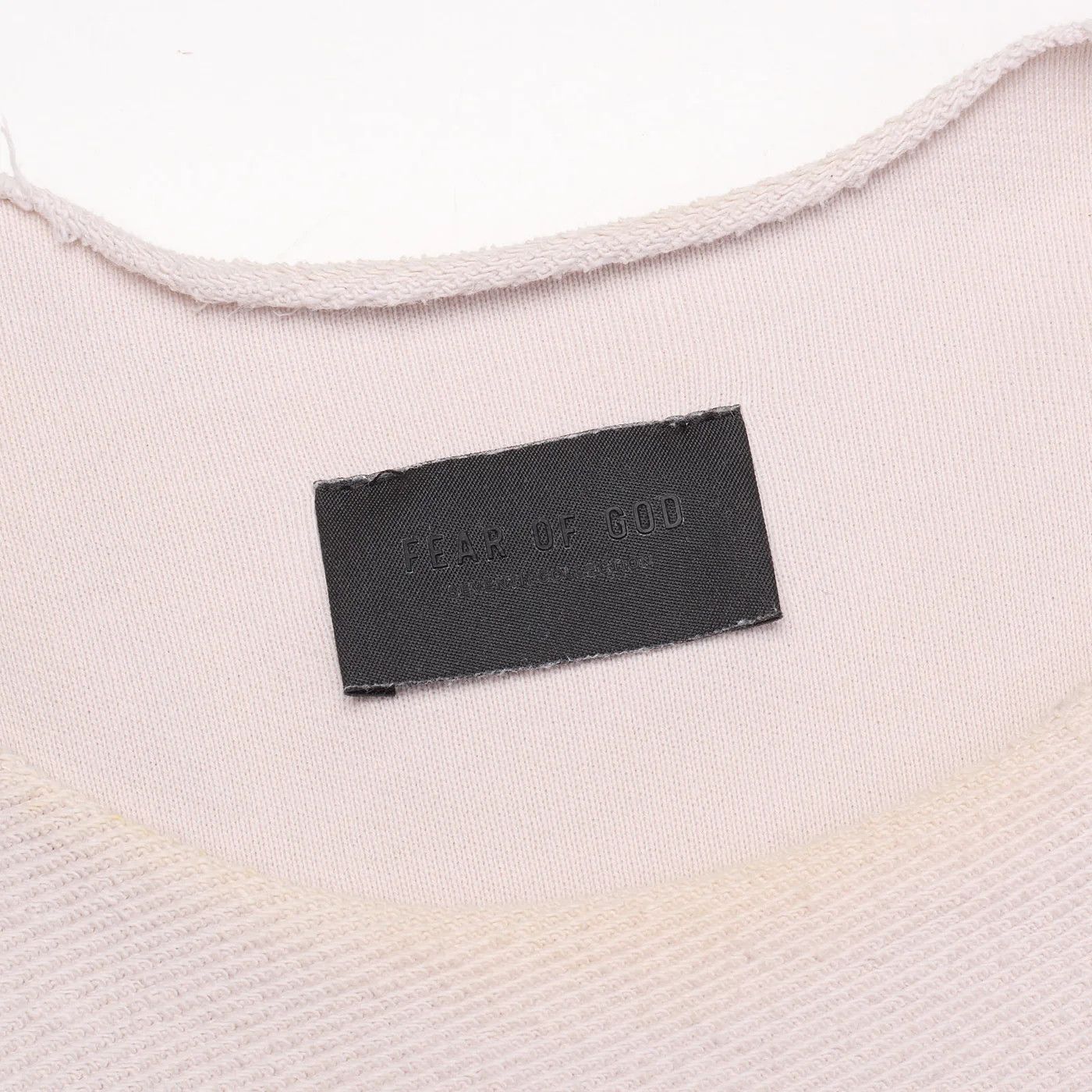 Fear of God FEAR OF GOD Inside Out Terry Beige Cotton T-Shirt Size US M / EU 48-50 / 2 - 7 Thumbnail