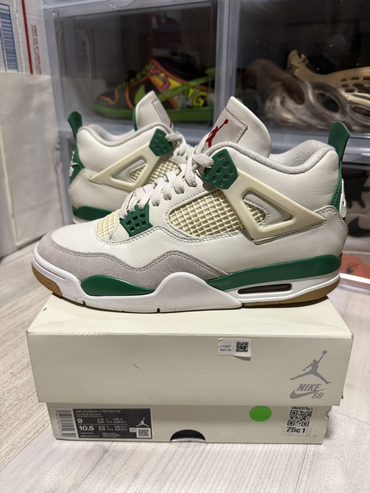 Nike SB Air Jordan 4 Retro SP SB Pine Green Size US 9 / EU 42 - 1 Thumbnail
