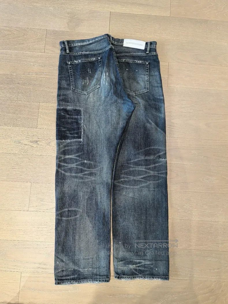 Neighborhood Neighborhood size XL King Bull Destroyed Distressed Denim Size US 27 - 2 Thumbnail