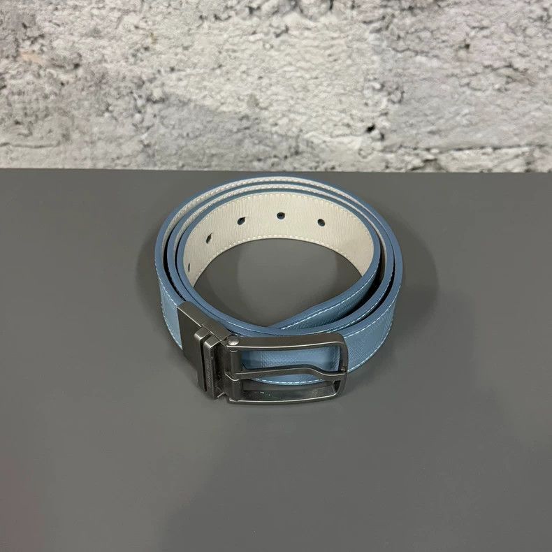 Louis Vuitton louis vuitton blue leather belt-2507 Size ONE SIZE - 3 Thumbnail