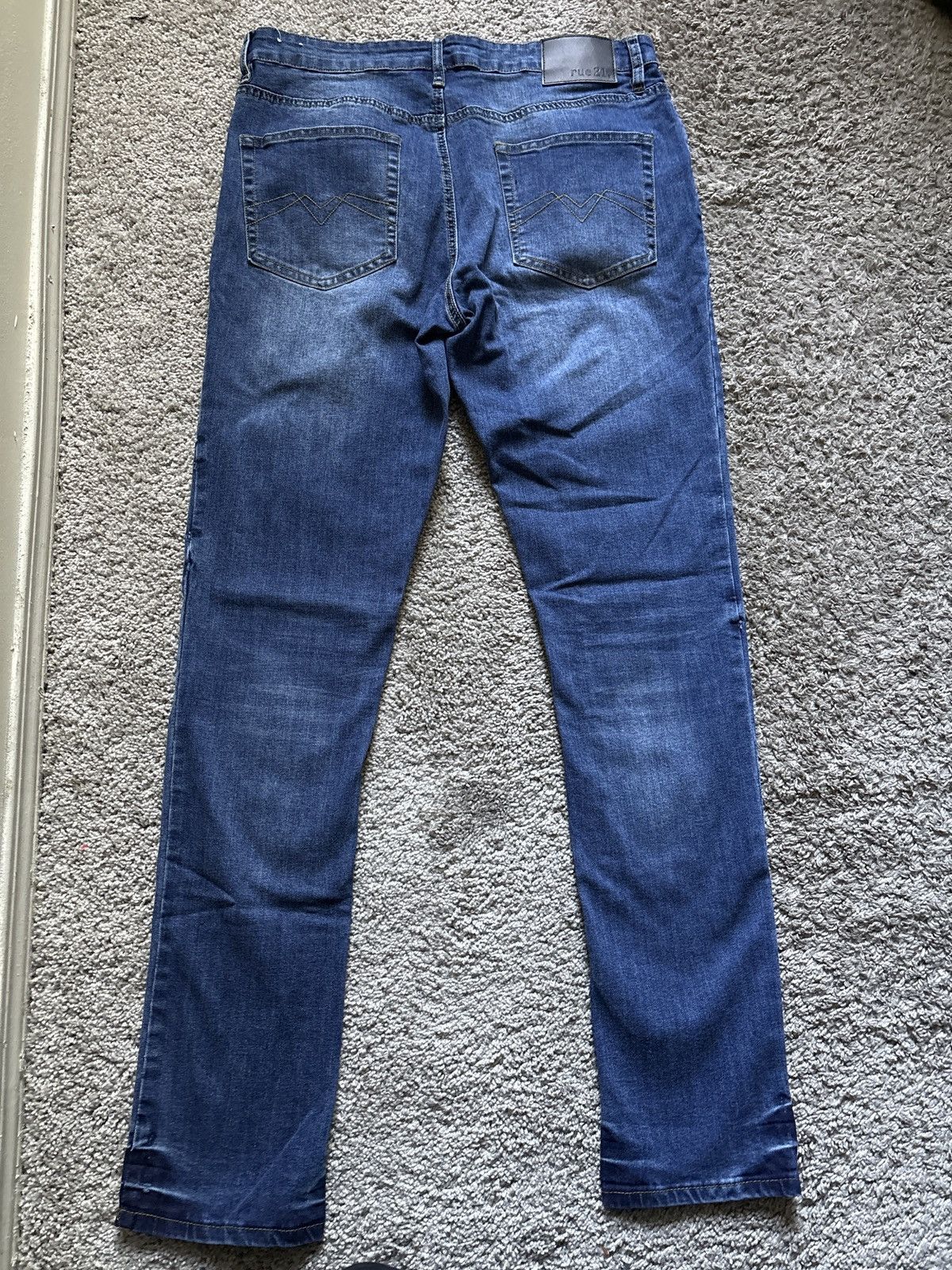rue21 Rue 21 stacked skinny jeans Size US 34 / EU 50 - 2 Thumbnail