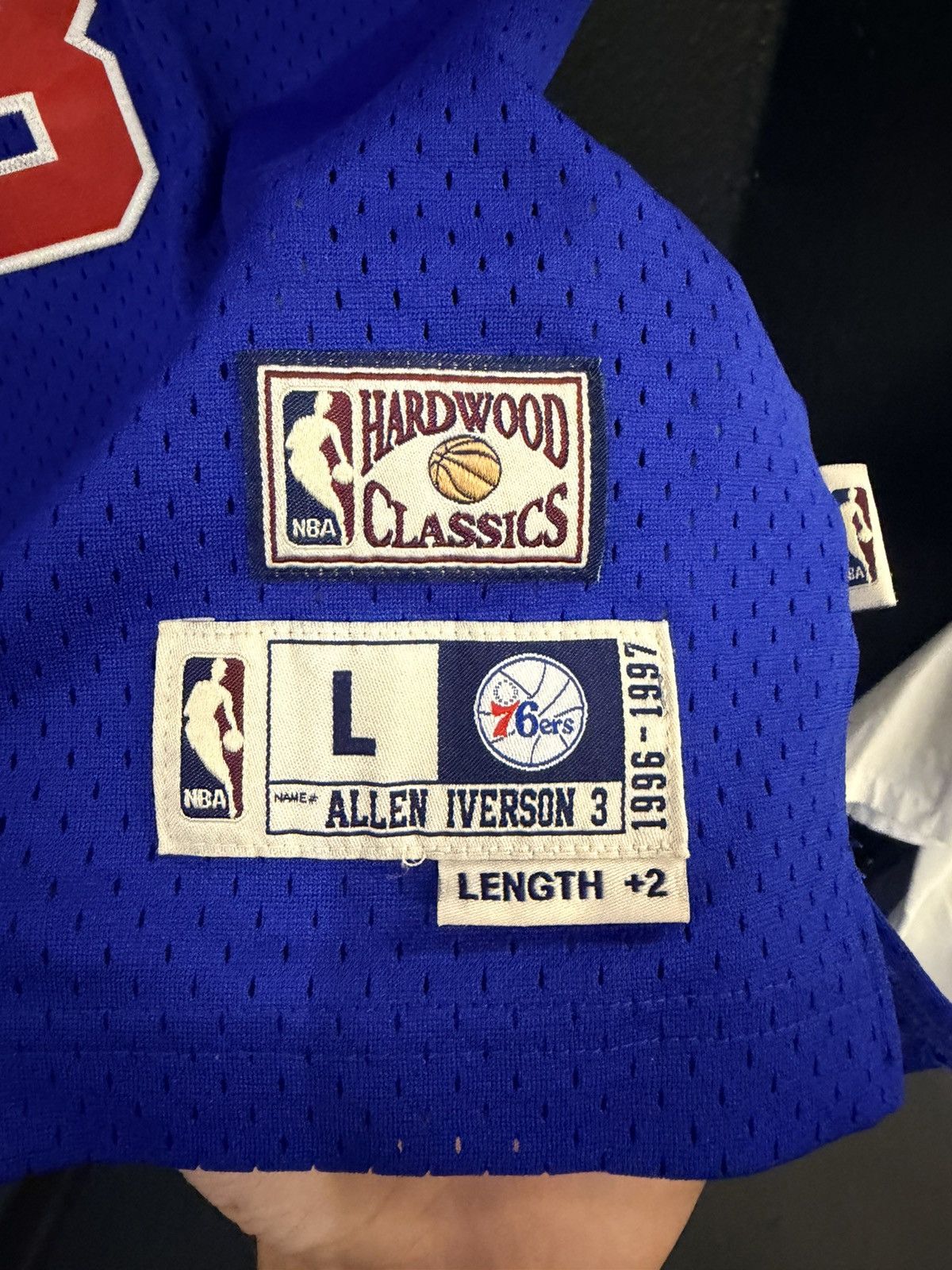 NBA 76ers Allan Iverson #3 jersey Size US L / EU 52-54 / 3 - 3 Thumbnail