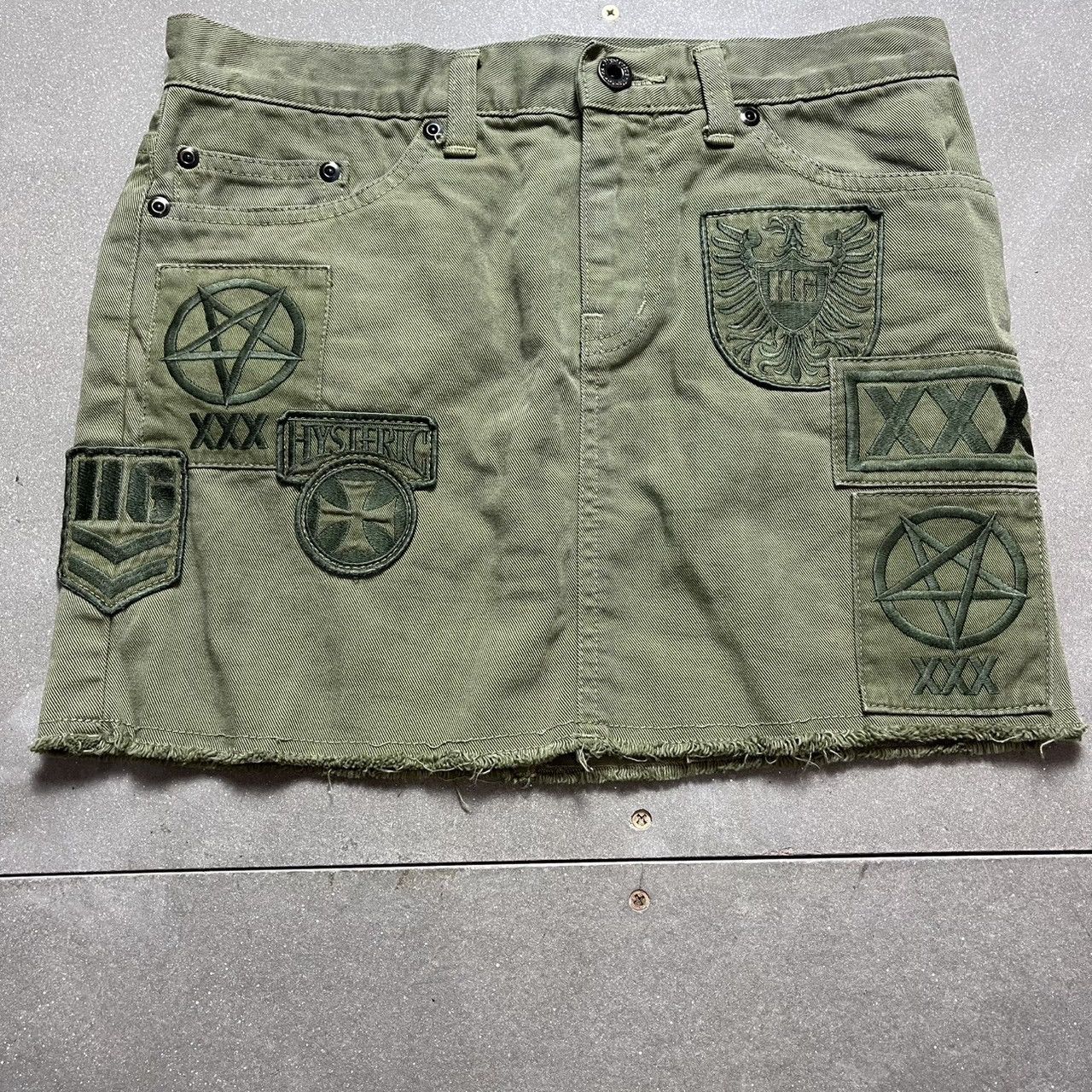 Hysteric Glamour × Le Grande Bleu (L.G.B.) Hysteric Glamour Army Military Style Mini Skirt Size 30" / US 8 / IT 44 - 5 Thumbnail