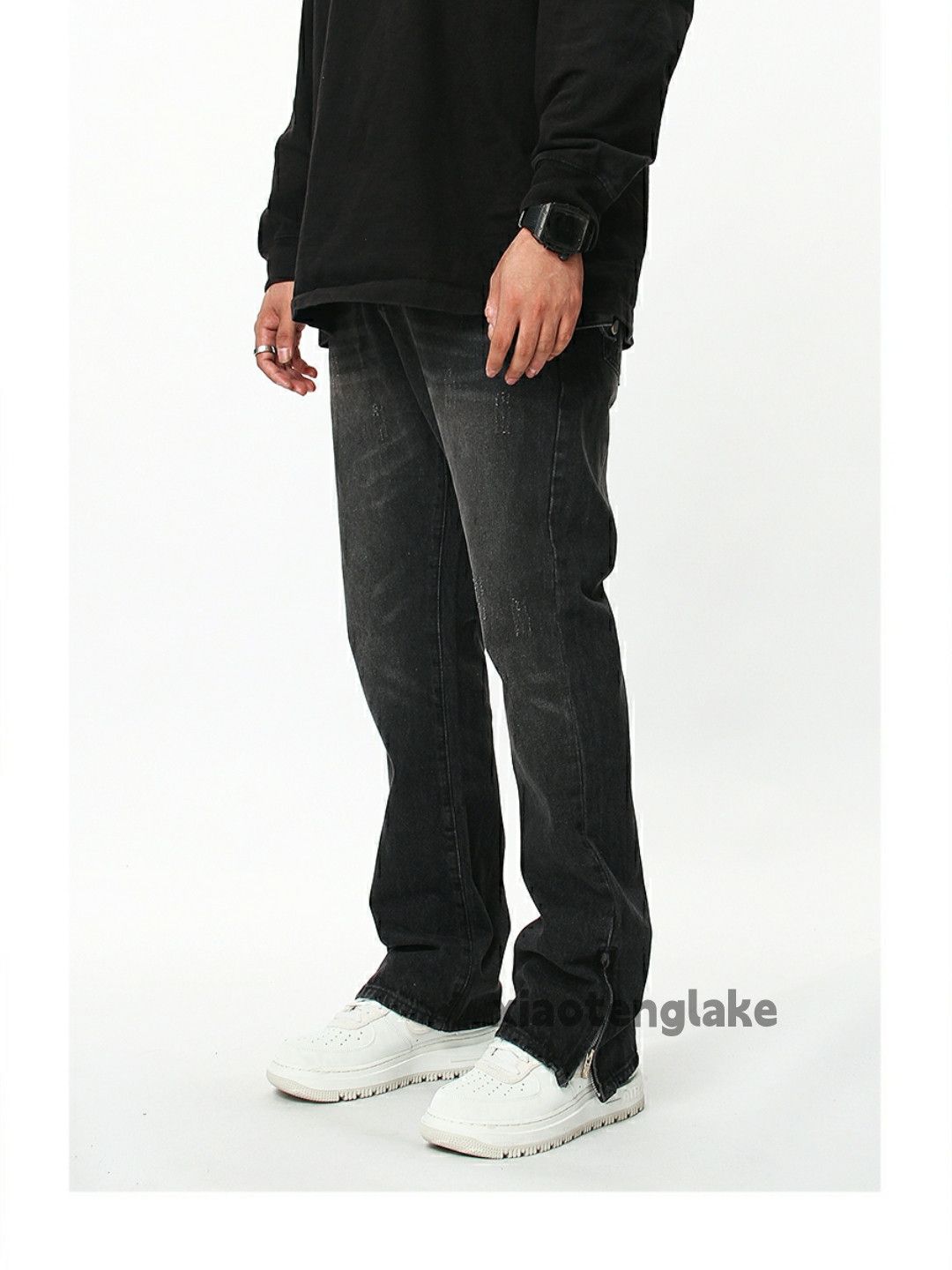Jean × Vintage zipper utility carpenter washed faded cargo jeans Size US 32 / EU 48 - 1 Thumbnail
