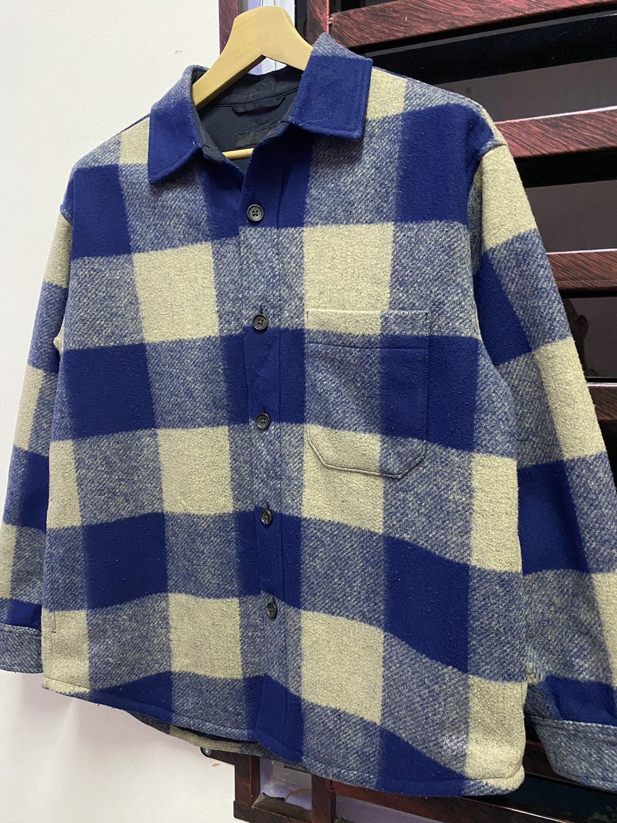 Uniqlo ❗️Japanese Brands ❗️Uniqlo Flannel Wool Shirt Jacket Size US L / EU 52-54 / 3 - 4 Thumbnail